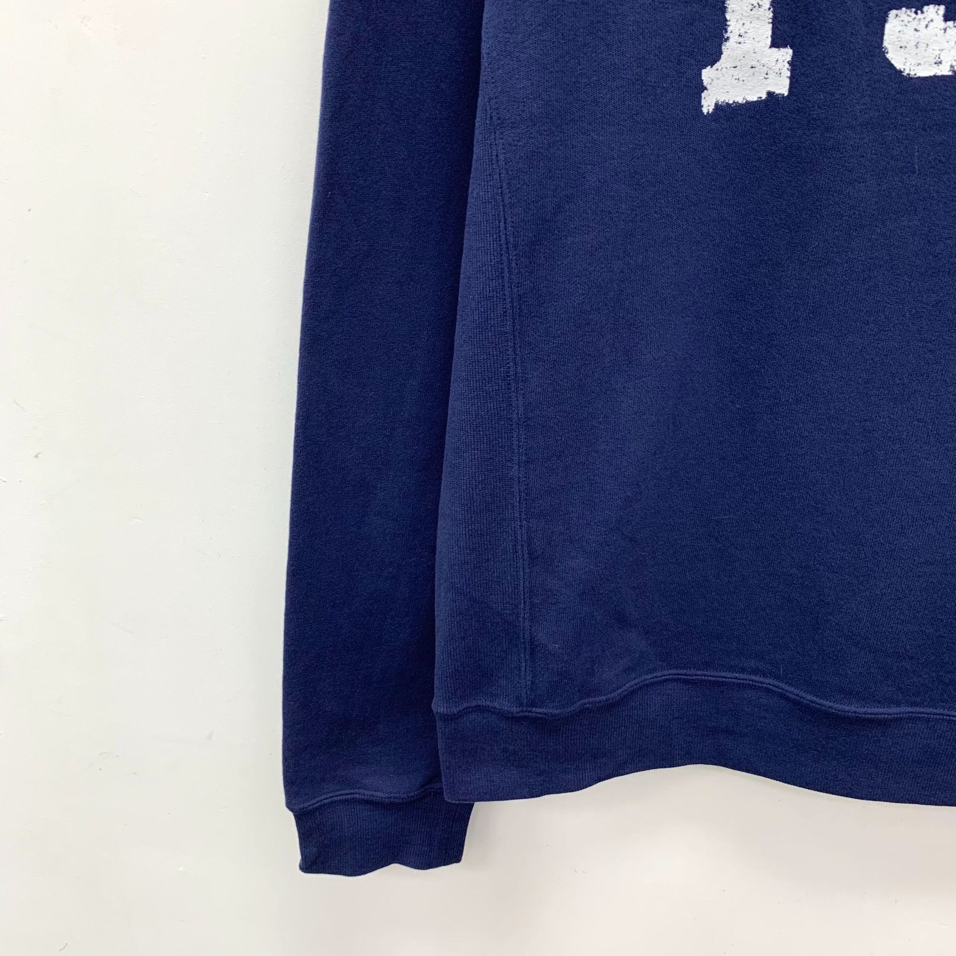 Saint Laurent Paris YSL Dark Blue Logo Print Sweatshirt Size US L / EU 52-54 / 3 - 4 Thumbnail