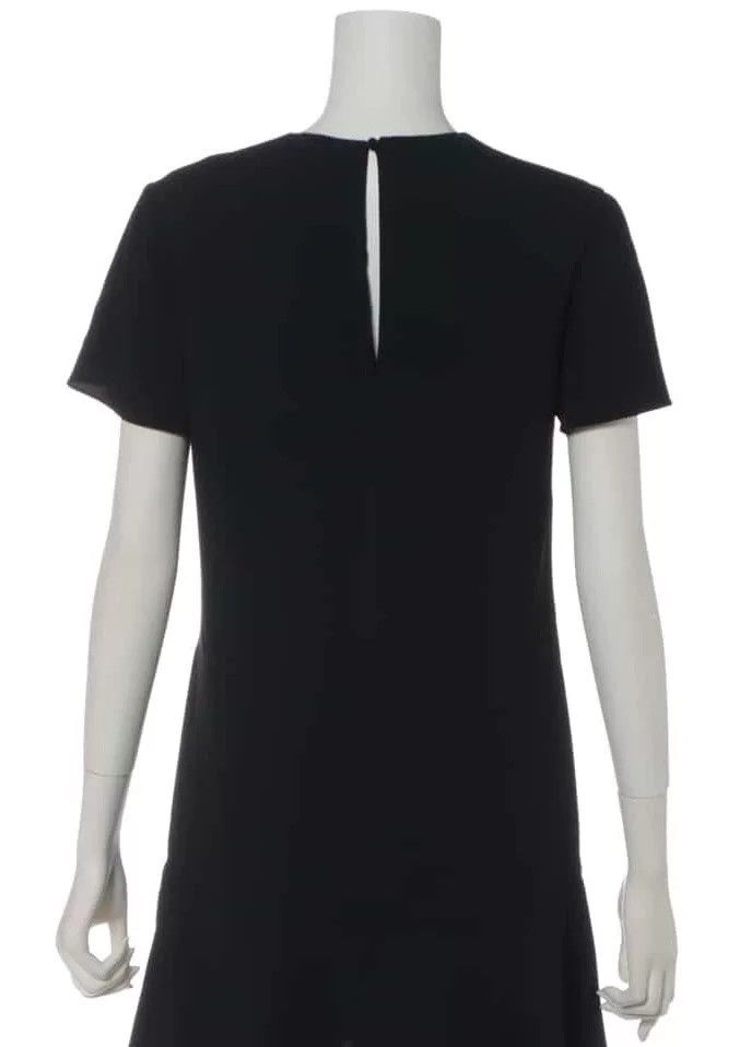Saint Laurent Paris Saint Laurent Black Short-Sleeve Mini Dress Size S / US 4 / IT 40 - 5 Thumbnail