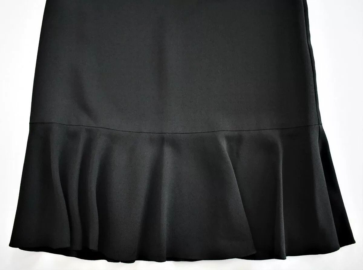 Saint Laurent Paris Saint Laurent Black Short-Sleeve Mini Dress Size S / US 4 / IT 40 - 6 Thumbnail