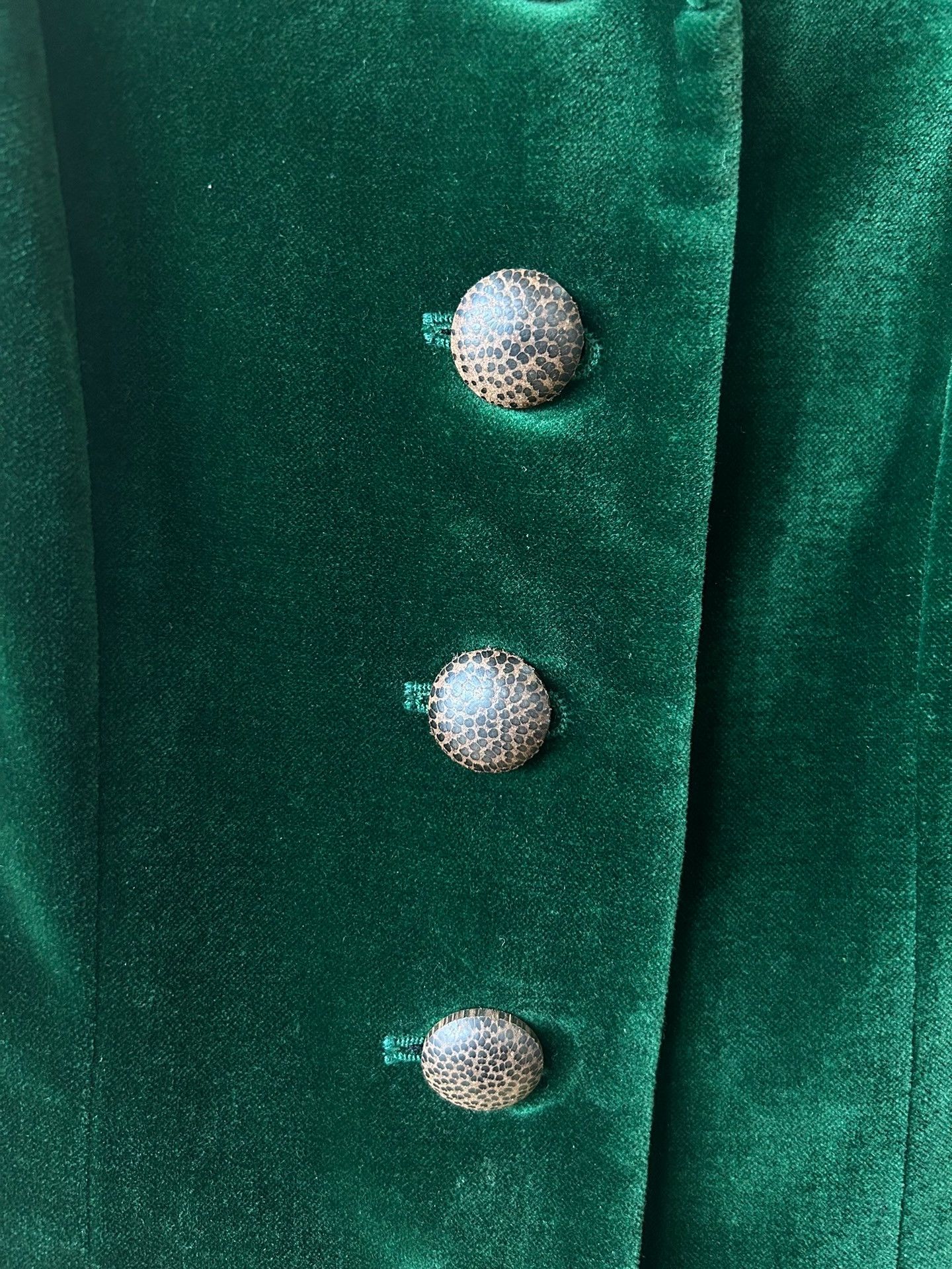 Saint Laurent Paris Saint Laurent Vintage Green Velvet Blazer Size XS / US 0-2 / IT 36-38 - 4 Thumbnail
