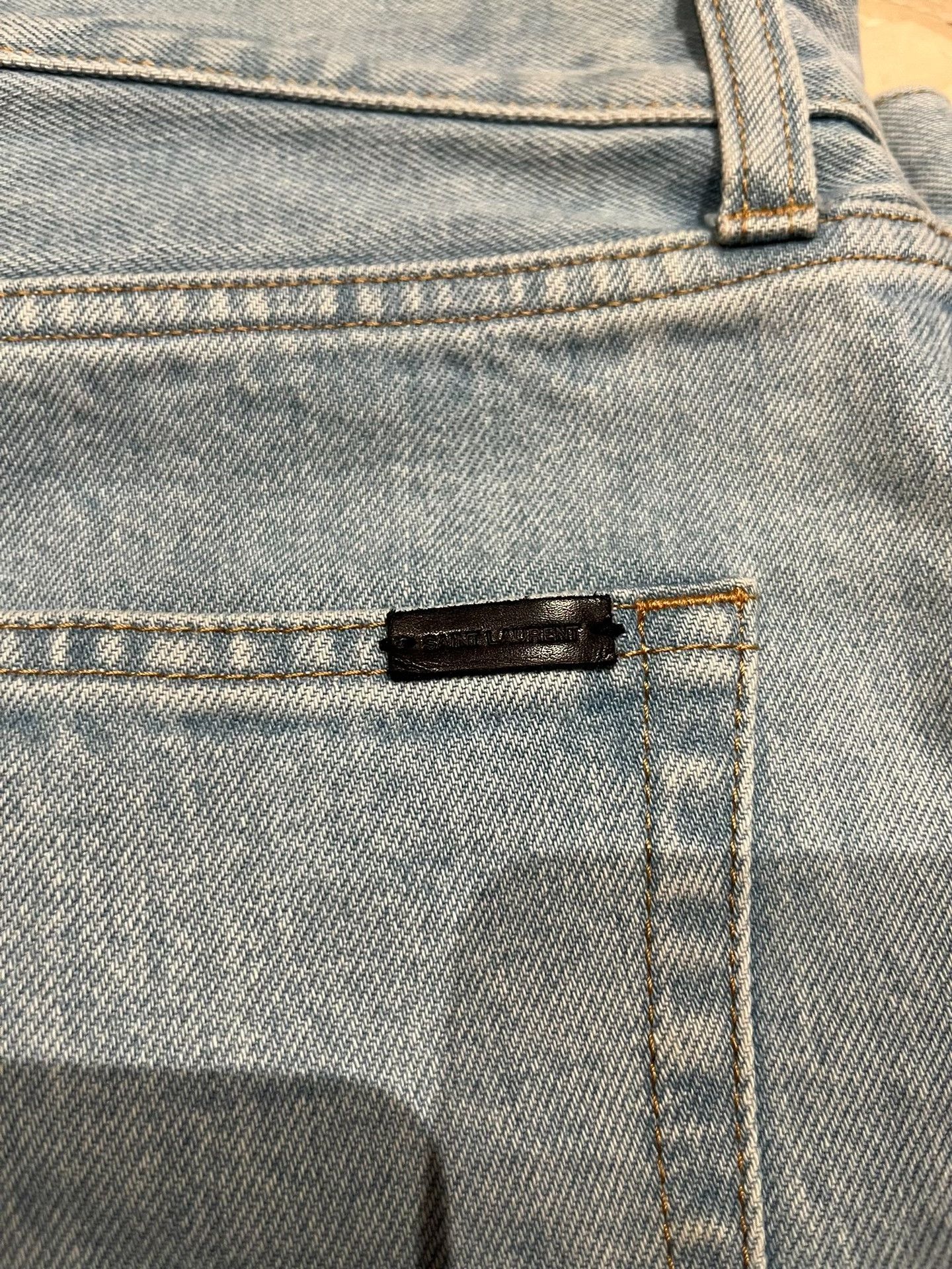 Saint Laurent Paris Saint Laurent Light Blue Jeans Size 27" / US 4 / IT 40 - 5 Thumbnail