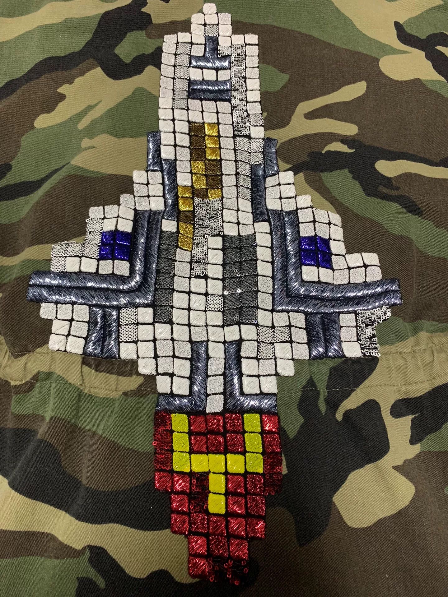 Saint Laurent Paris Saint Laurent 16ss Runway Camouflage Rocket Coat Size US M / EU 48-50 / 2 - 6 Thumbnail