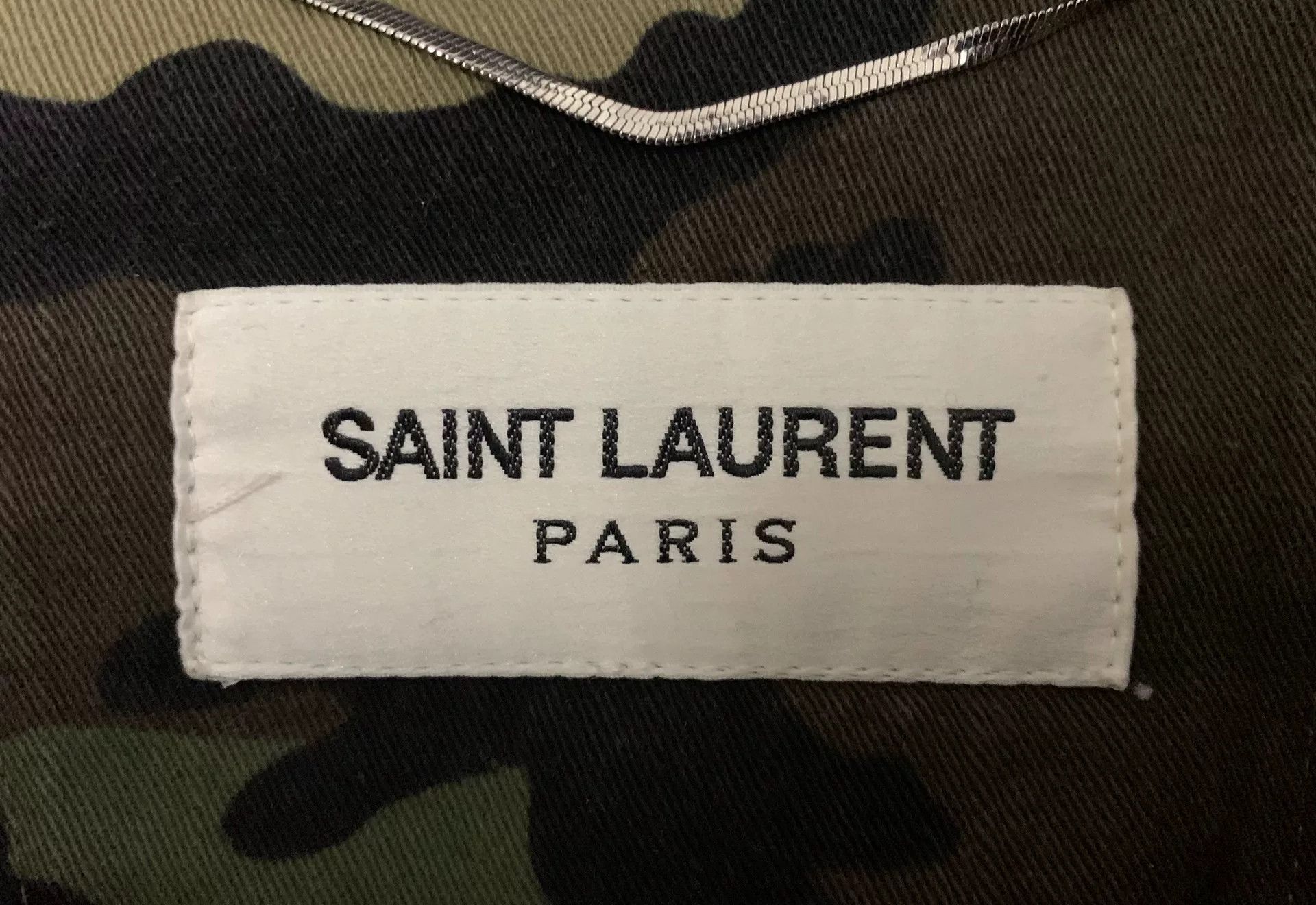Saint Laurent Paris Saint Laurent 16ss Runway Camouflage Rocket Coat Size US M / EU 48-50 / 2 - 3 Thumbnail