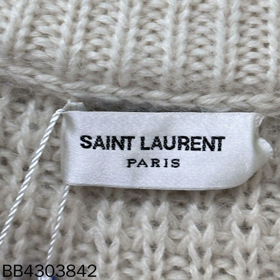 Saint Laurent Paris Saint Laurent Wool Striped Hooded Sweater Size S / US 4 / IT 40 - 5 Thumbnail