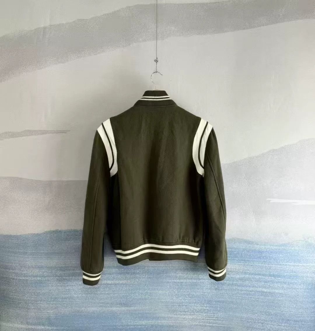 Saint Laurent Paris Saint Laurent Paris Green Varsity Jacket Size US M / EU 48-50 / 2 - 3 Thumbnail