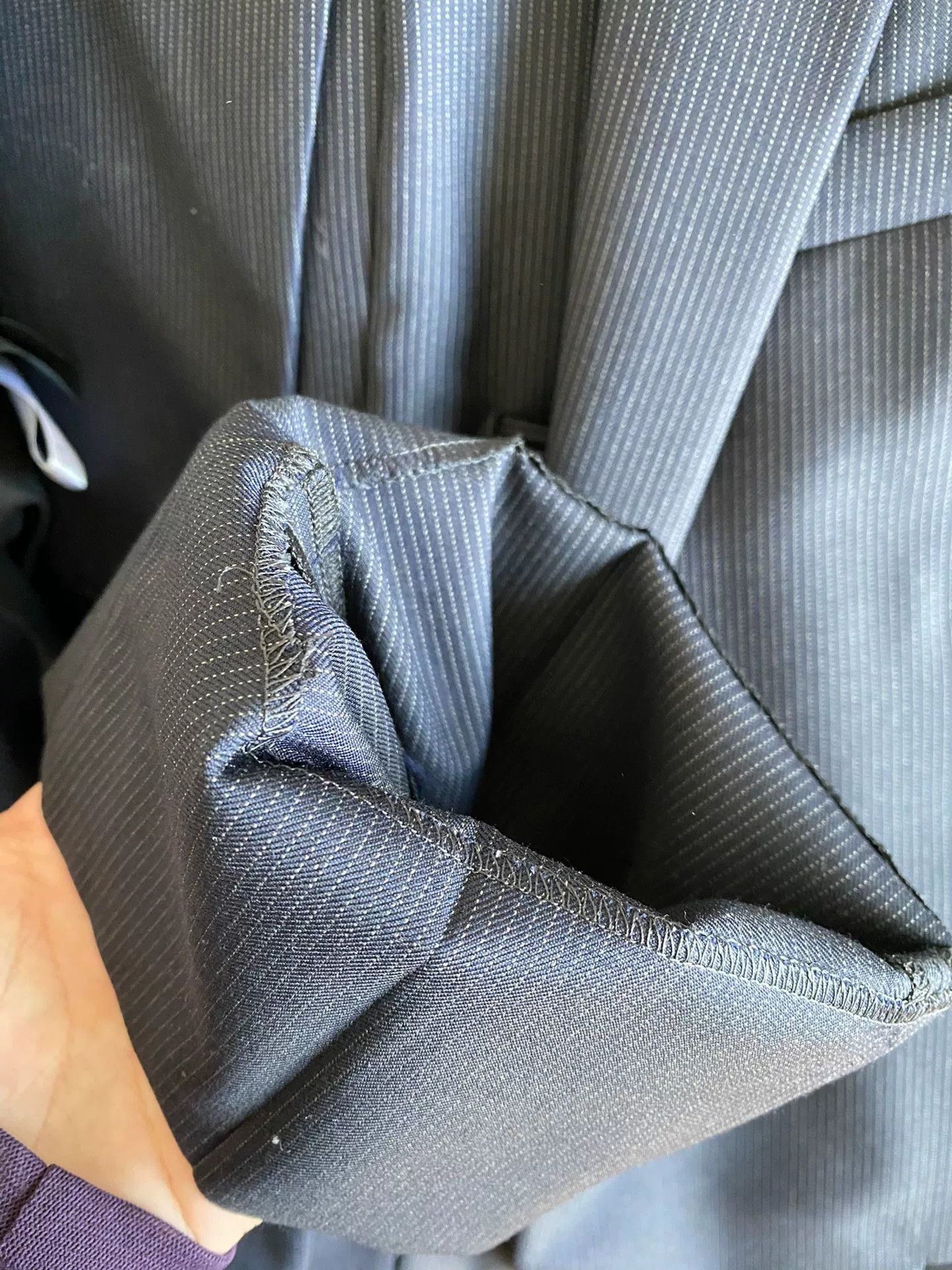 Saint Laurent Paris Saint Laurent Blue Pinstripe Suit Size US S / EU 44-46 / 1 - 3 Thumbnail