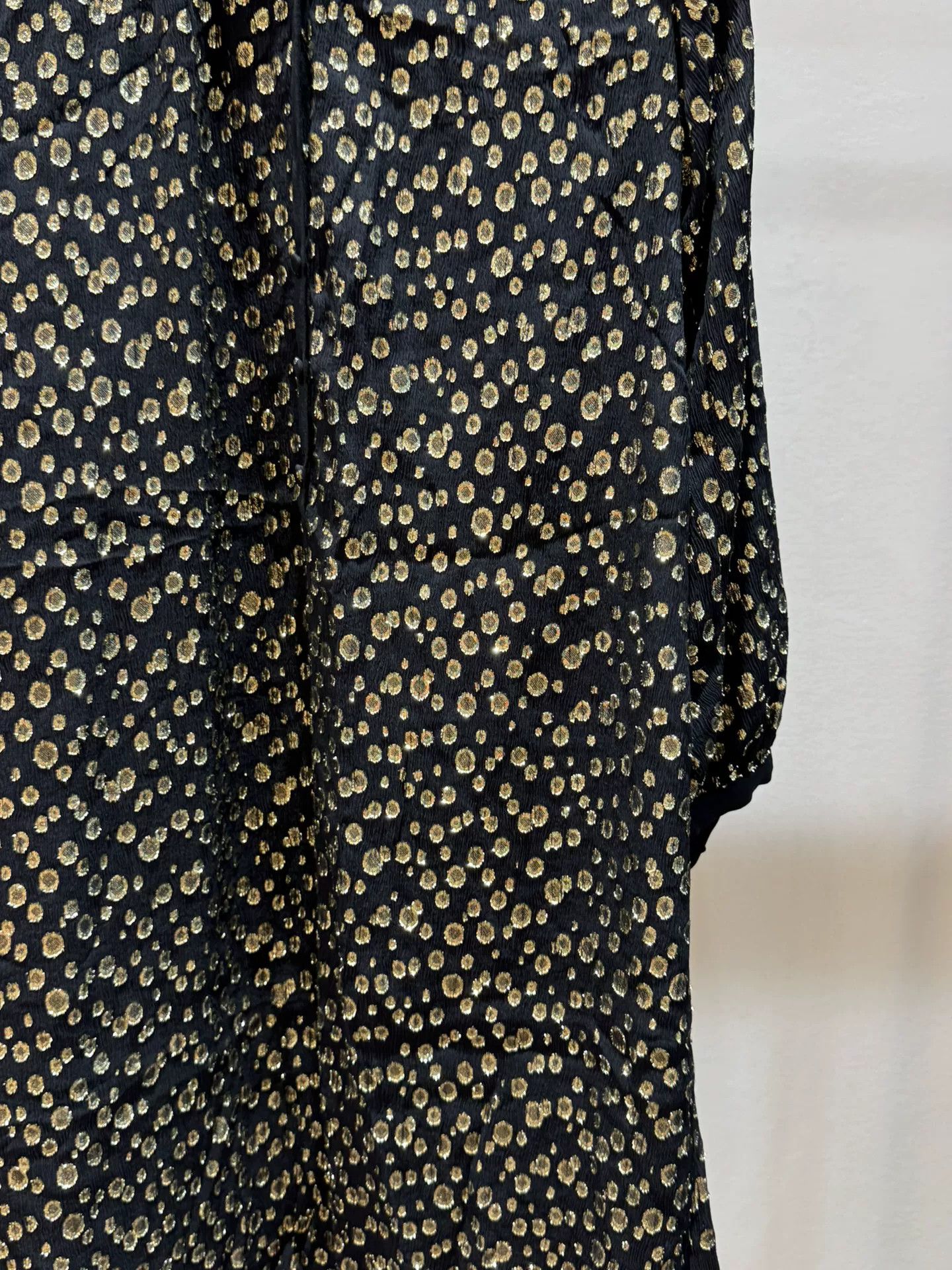 Saint Laurent Paris Saint Laurent Black Polka Dot Dress Size S / US 4 / IT 40 - 3 Thumbnail