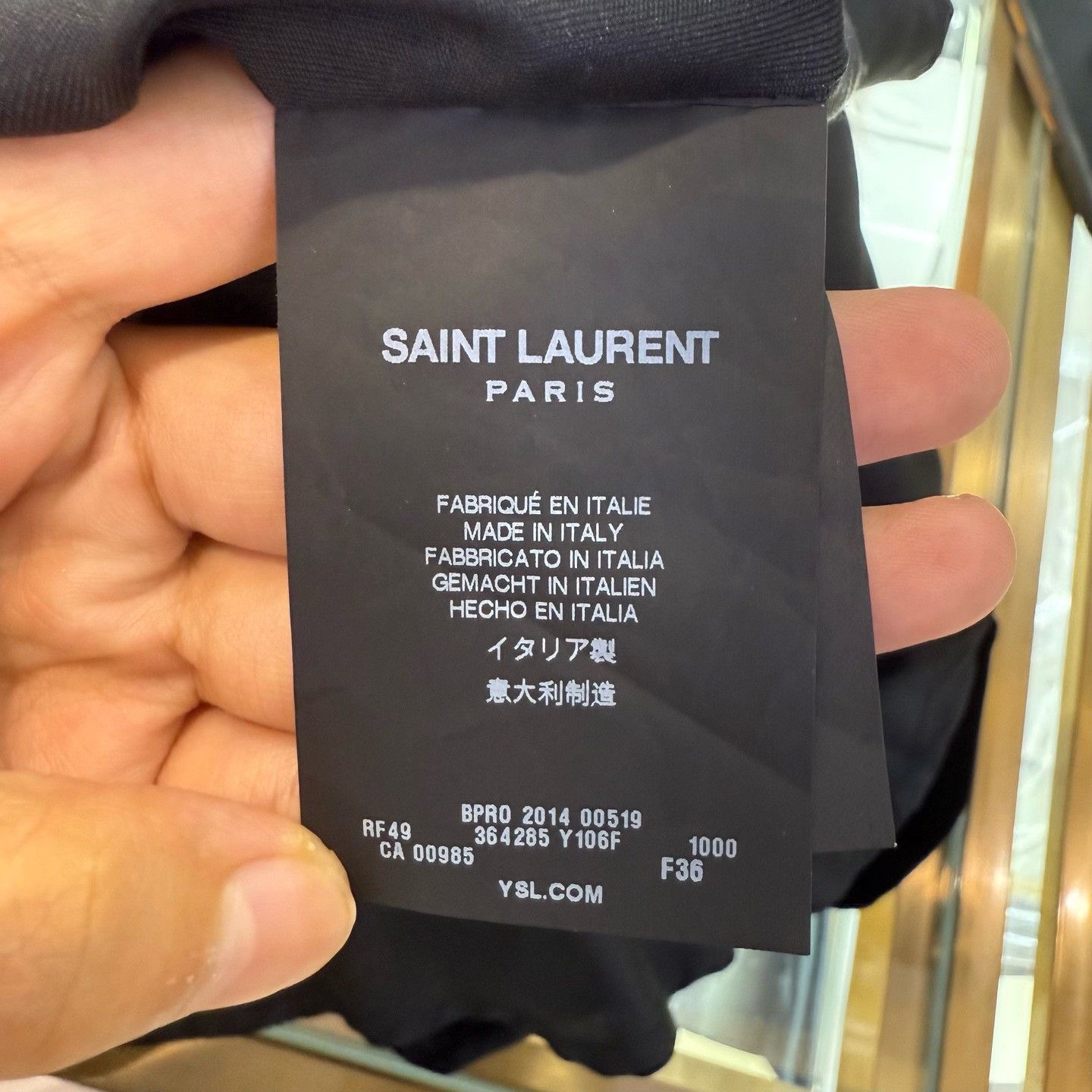 Saint Laurent Paris Saint Laurent Black Velvet Collared Dress Size XS / US 0-2 / IT 36-38 - 4 Thumbnail