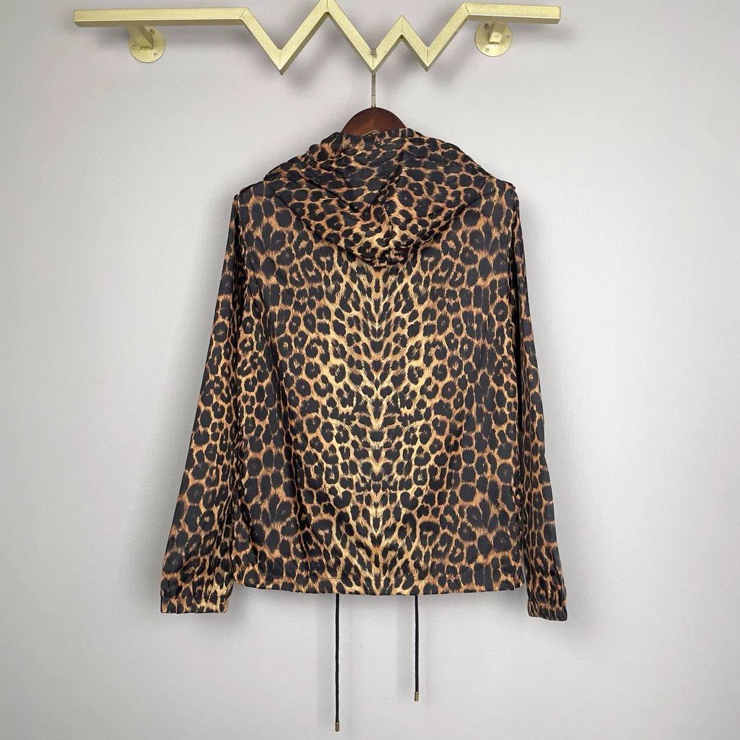 Saint Laurent Paris Saint Laurent Leopard Print Hooded Jacket Size US M / EU 48-50 / 2 - 2 Thumbnail