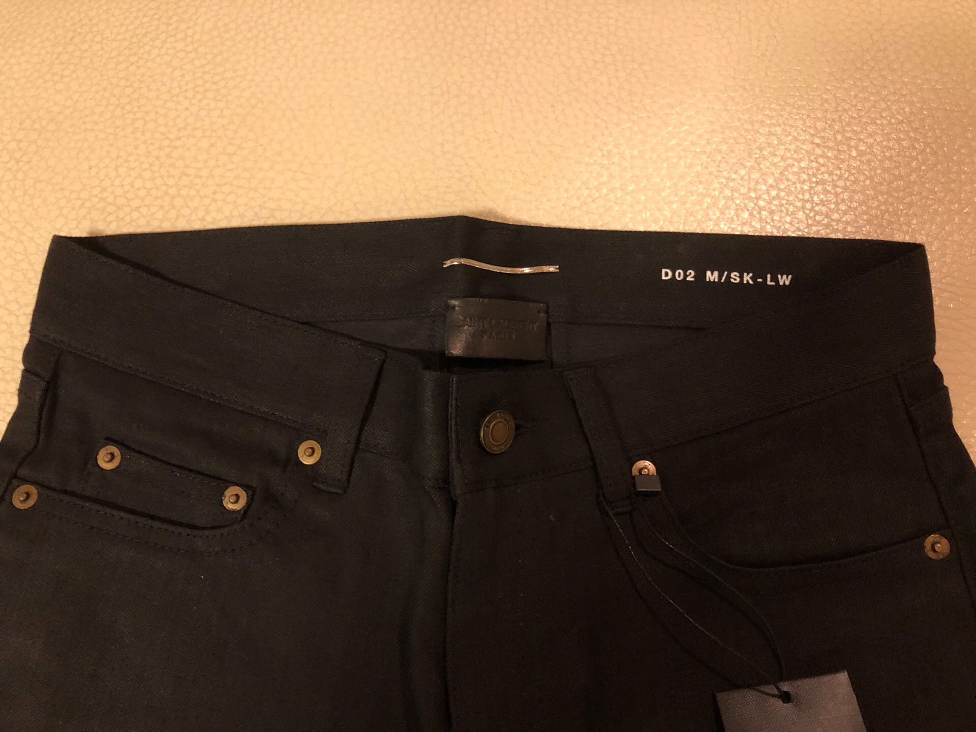 Saint Laurent Paris Saint Laurent Men's Black Jeans Size US 29 - 2 Thumbnail