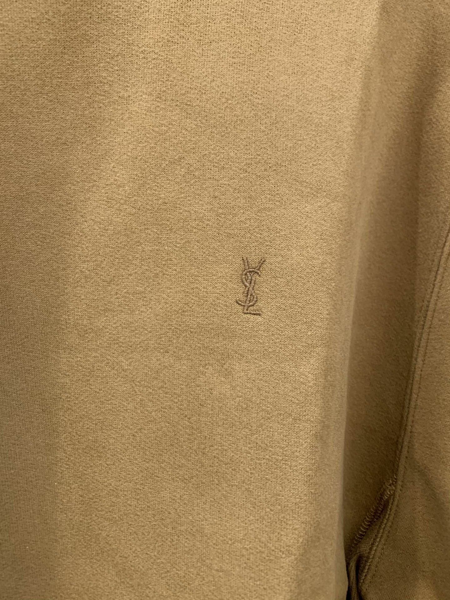Saint Laurent Paris Saint Laurent Men's Brown Crewneck Sweatshirt Size US L / EU 52-54 / 3 - 2 Thumbnail