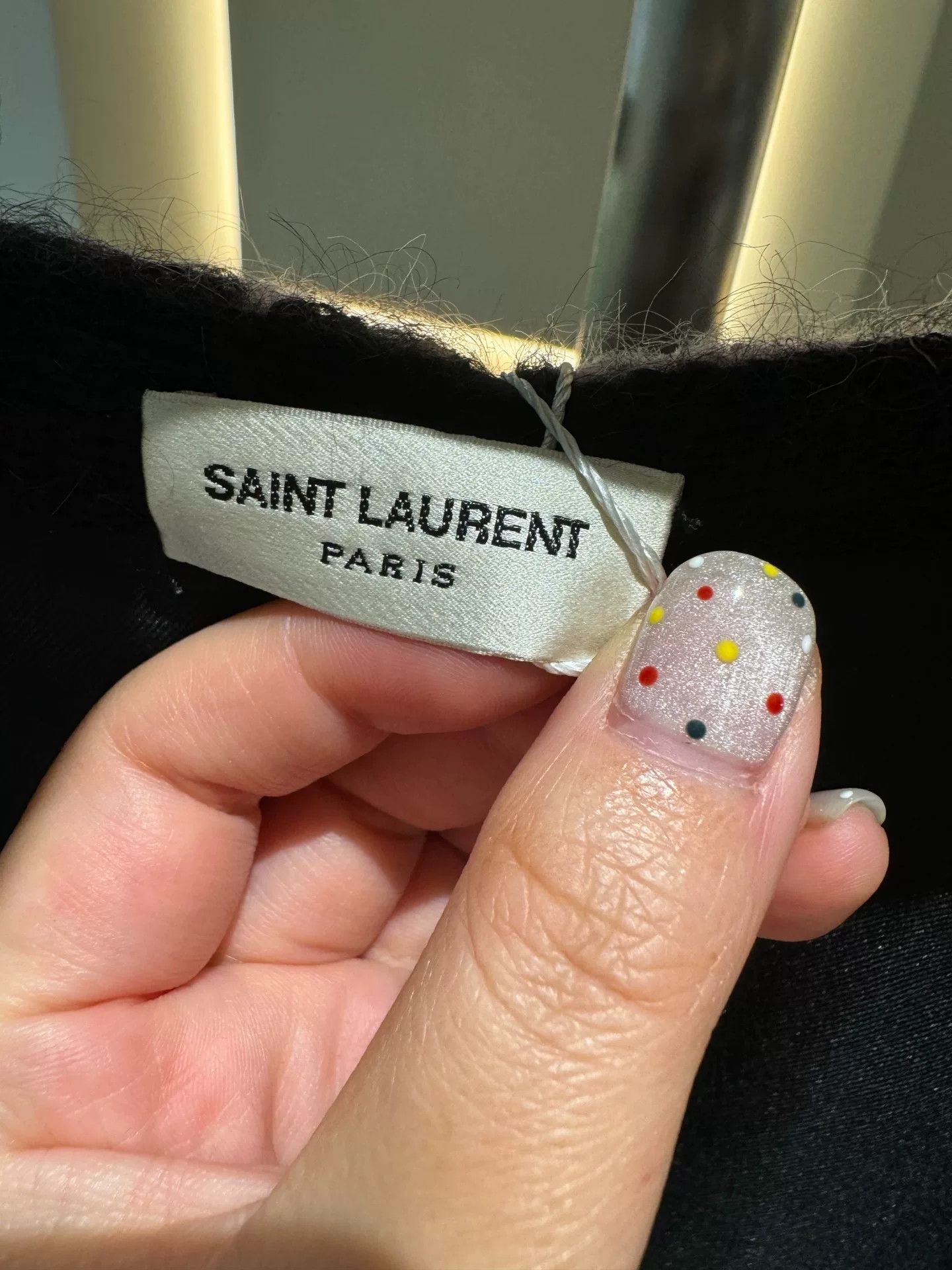 Saint Laurent Paris Saint Laurent Heart-Patterned Cardigan Size XL / US 12-14 / IT 48-50 - 2 Thumbnail