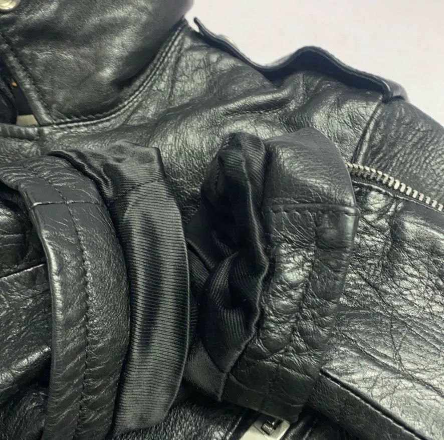 Saint Laurent Paris Saint Laurent Black Leather Jacket Size XXS / US 00 / IT 34 - 5 Thumbnail