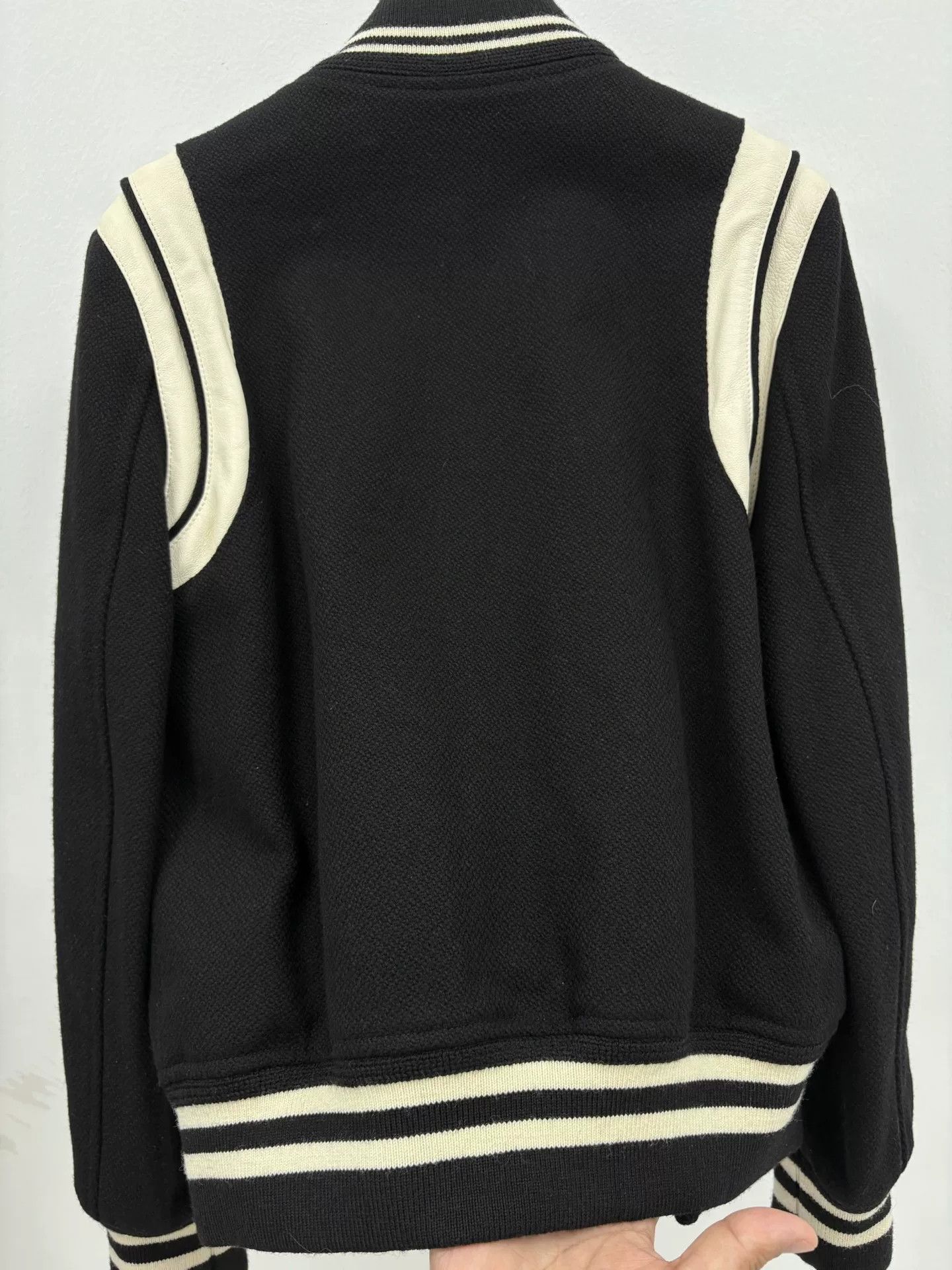 Saint Laurent Paris Saint Laurent SS22 Teddy Baseball Jacket Size S / US 4 / IT 40 - 6 Thumbnail