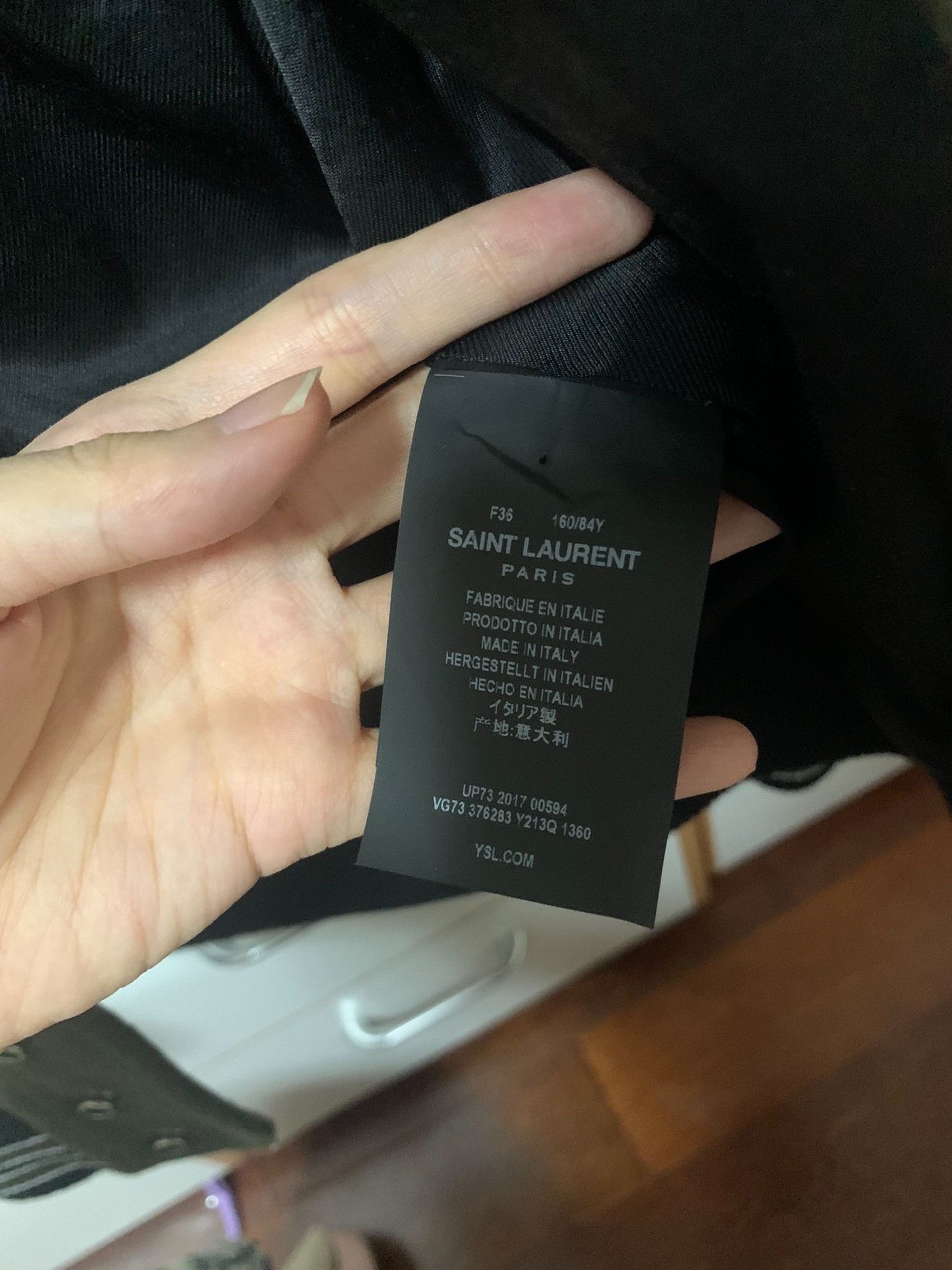 Saint Laurent Paris Saint Laurent Olive Green Baseball Jacket Size XS / US 0-2 / IT 36-38 - 7 Thumbnail