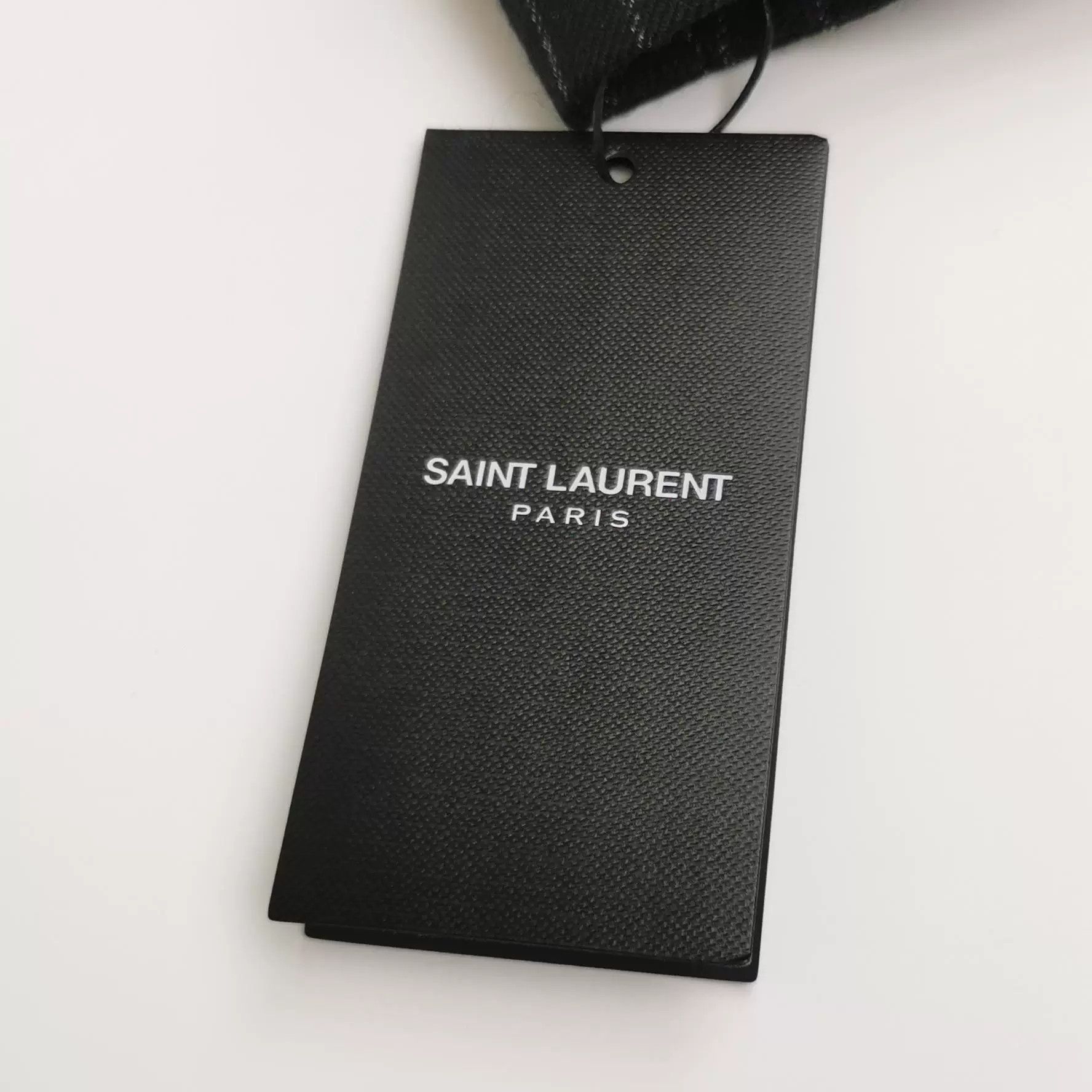 Saint Laurent Paris Saint Laurent Black Pinstripe Wool Skirt XL Size 40" / US 18 - 3 Thumbnail