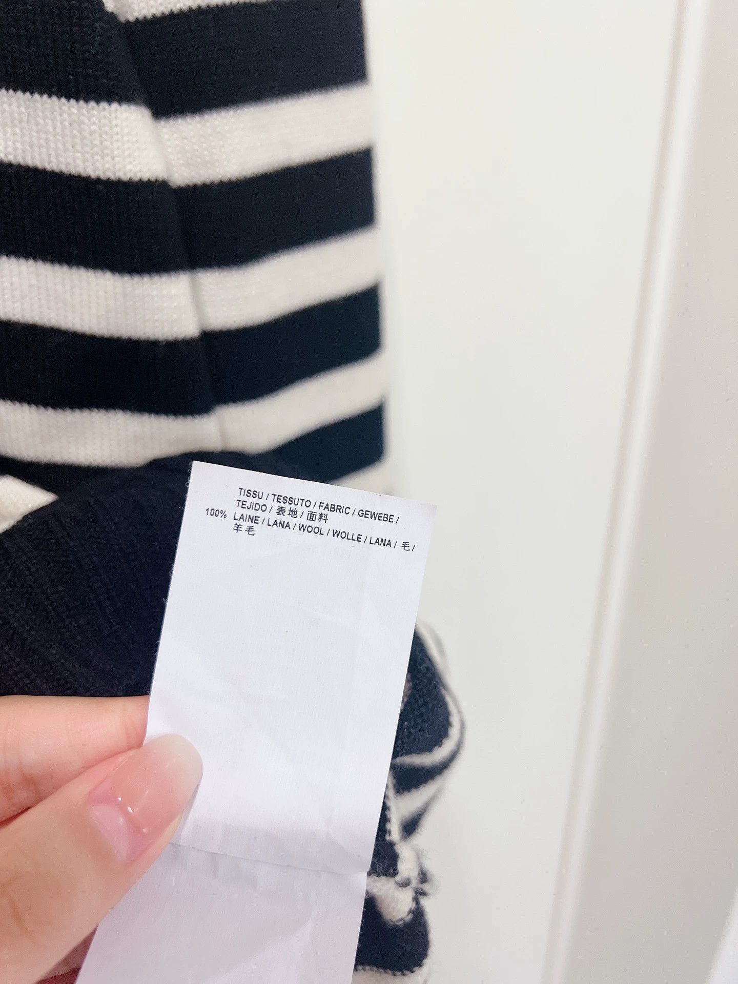 Saint Laurent Paris SAINT LAURENT Black White Striped Sweater Size XS / US 0-2 / IT 36-38 - 9 Thumbnail