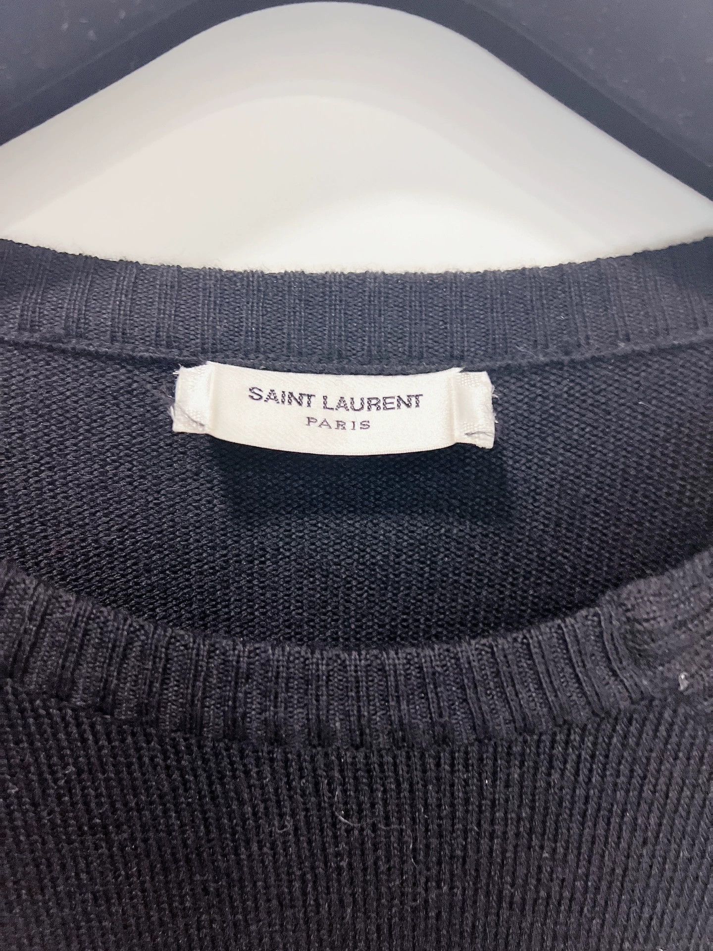Saint Laurent Paris SAINT LAURENT Black White Striped Sweater Size XS / US 0-2 / IT 36-38 - 7 Thumbnail