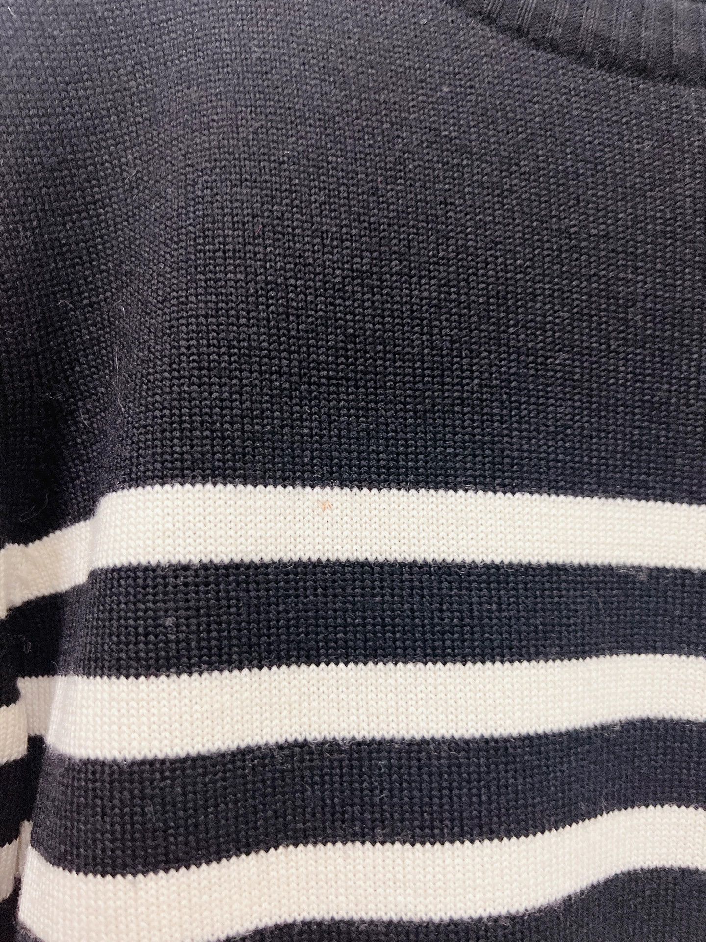 Saint Laurent Paris SAINT LAURENT Black White Striped Sweater Size XS / US 0-2 / IT 36-38 - 5 Thumbnail
