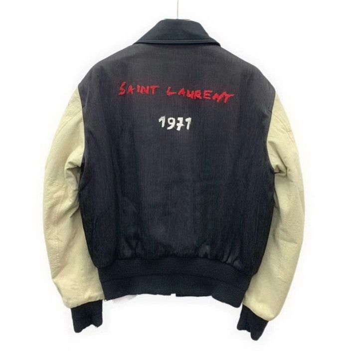 Saint Laurent Paris Saint Laurent Floral Embroidered Zip Jacket Size XXS / US 00 / IT 34 - 2 Thumbnail