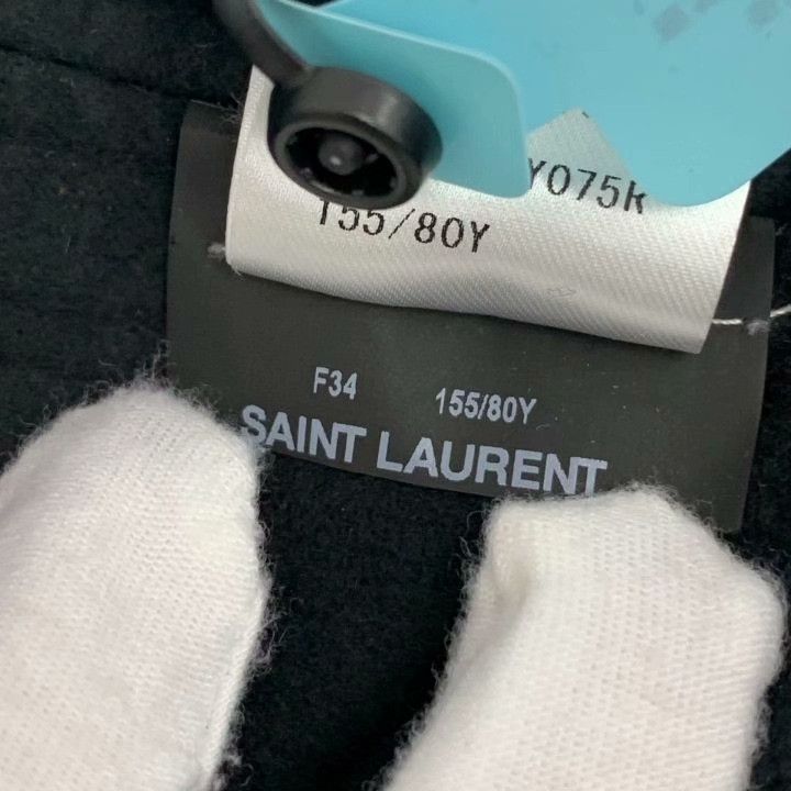 Saint Laurent Paris Saint Laurent Floral Embroidered Zip Jacket Size XXS / US 00 / IT 34 - 7 Thumbnail