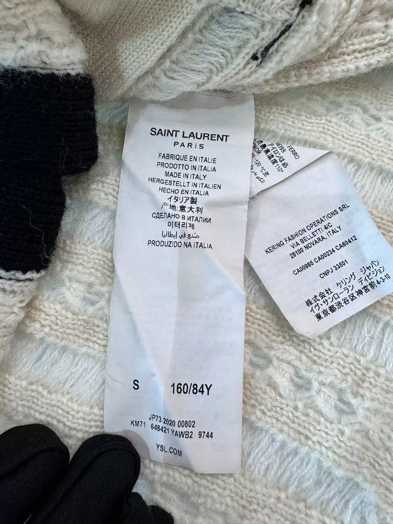 Saint Laurent Paris Saint Laurent Wool Cable Knit Cardigan Size S / US 4 / IT 40 - 4 Thumbnail