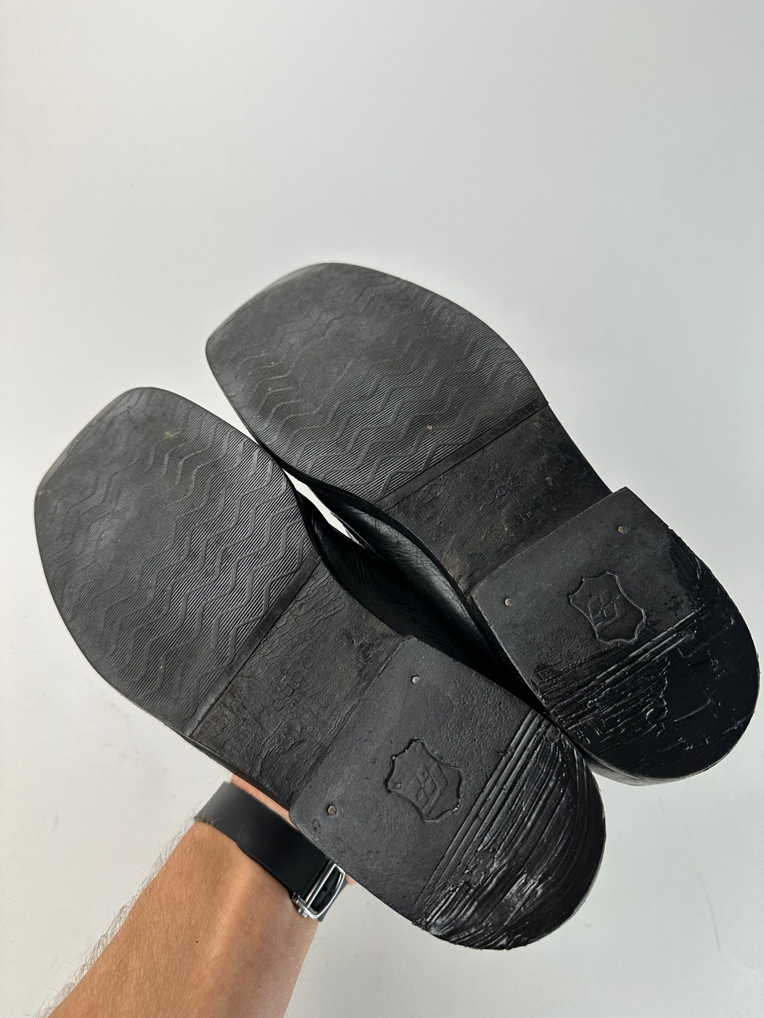 Gucci Vintage Leather Loafer Black EU40 Size US 9 / IT 39 - 9 Thumbnail