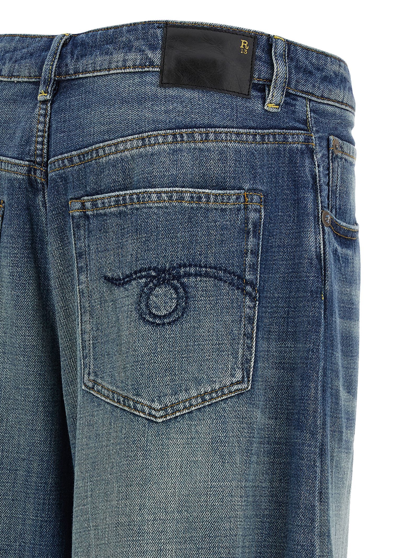 R13 'Nico Wrap' jeans Size 23" - 4 Thumbnail