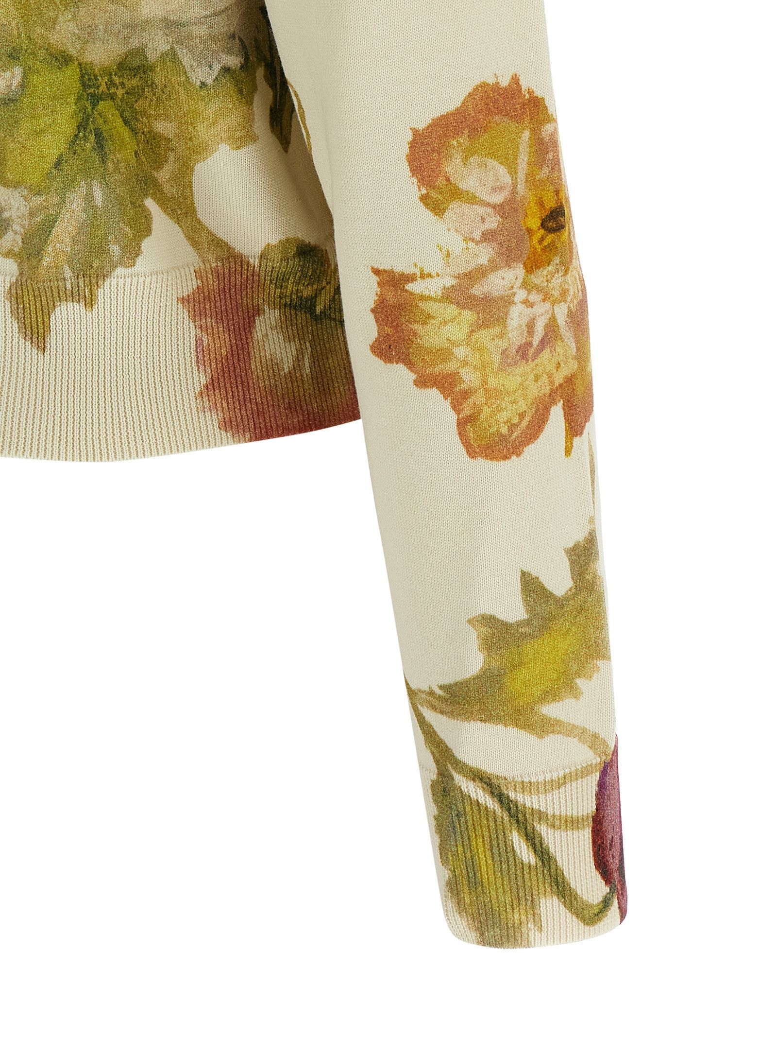 Carolina Herrera Floral print cardigan Size L / US 10 / IT 46 - 4 Thumbnail