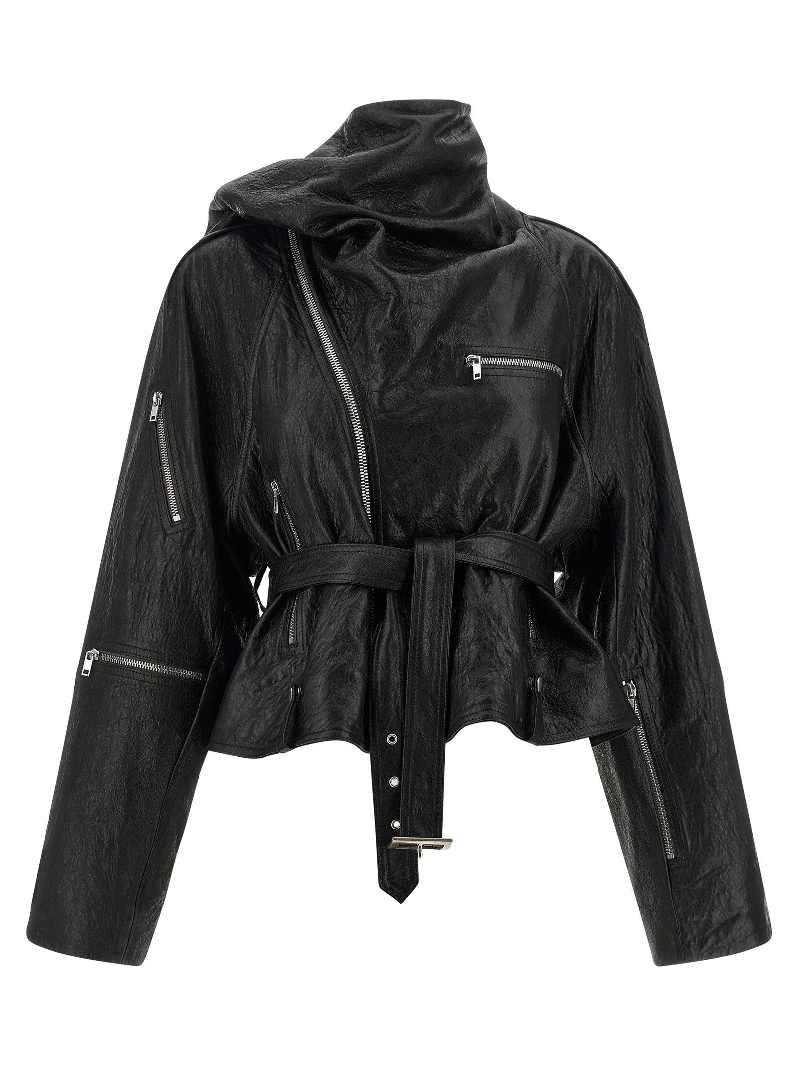 Rick Owens 'Cropped Scarf Flight' jacket Size M / US 6-8 / IT 42-44 - 2 Thumbnail