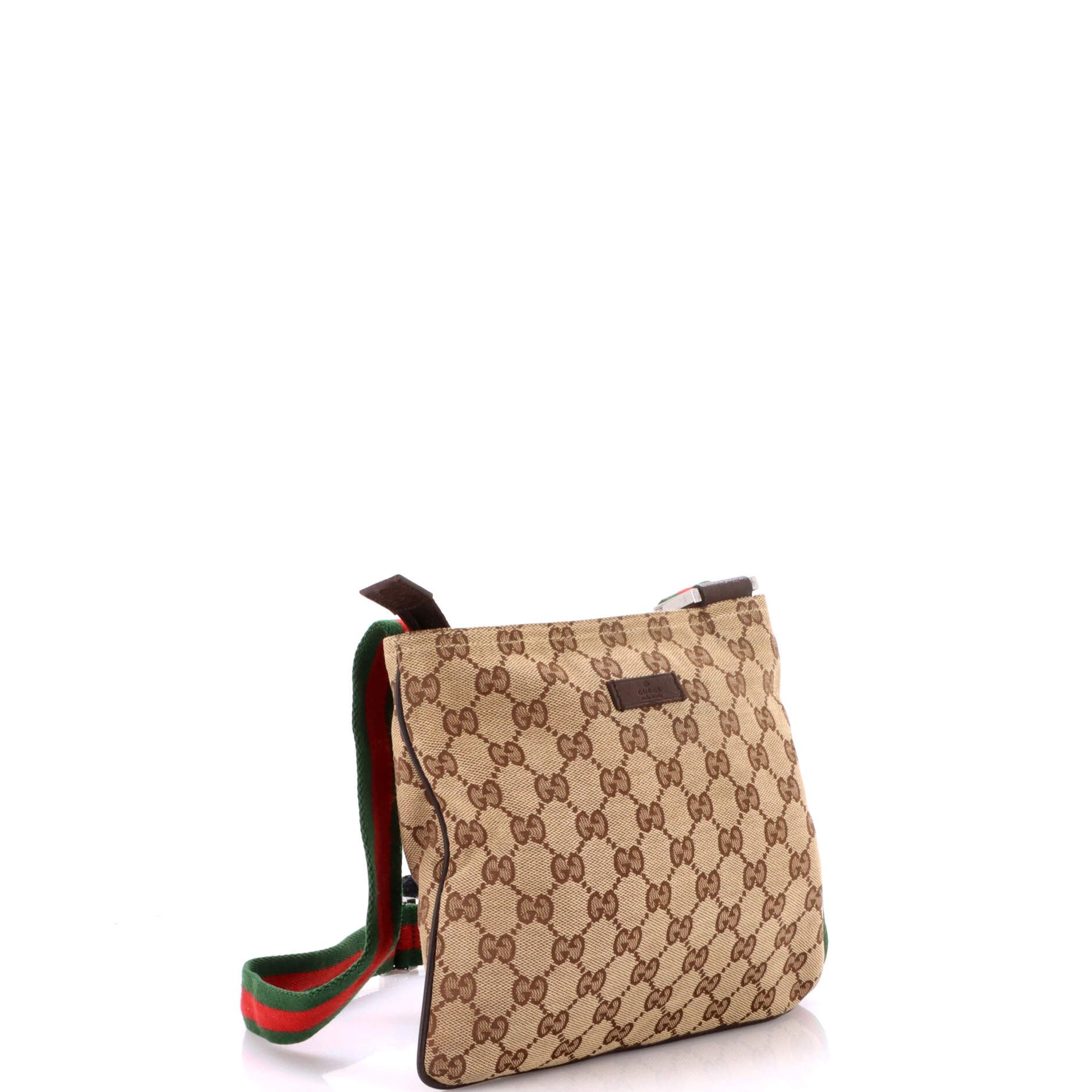 Gucci Web Strap Zip Messenger Bag Size ONE SIZE - 2 Thumbnail