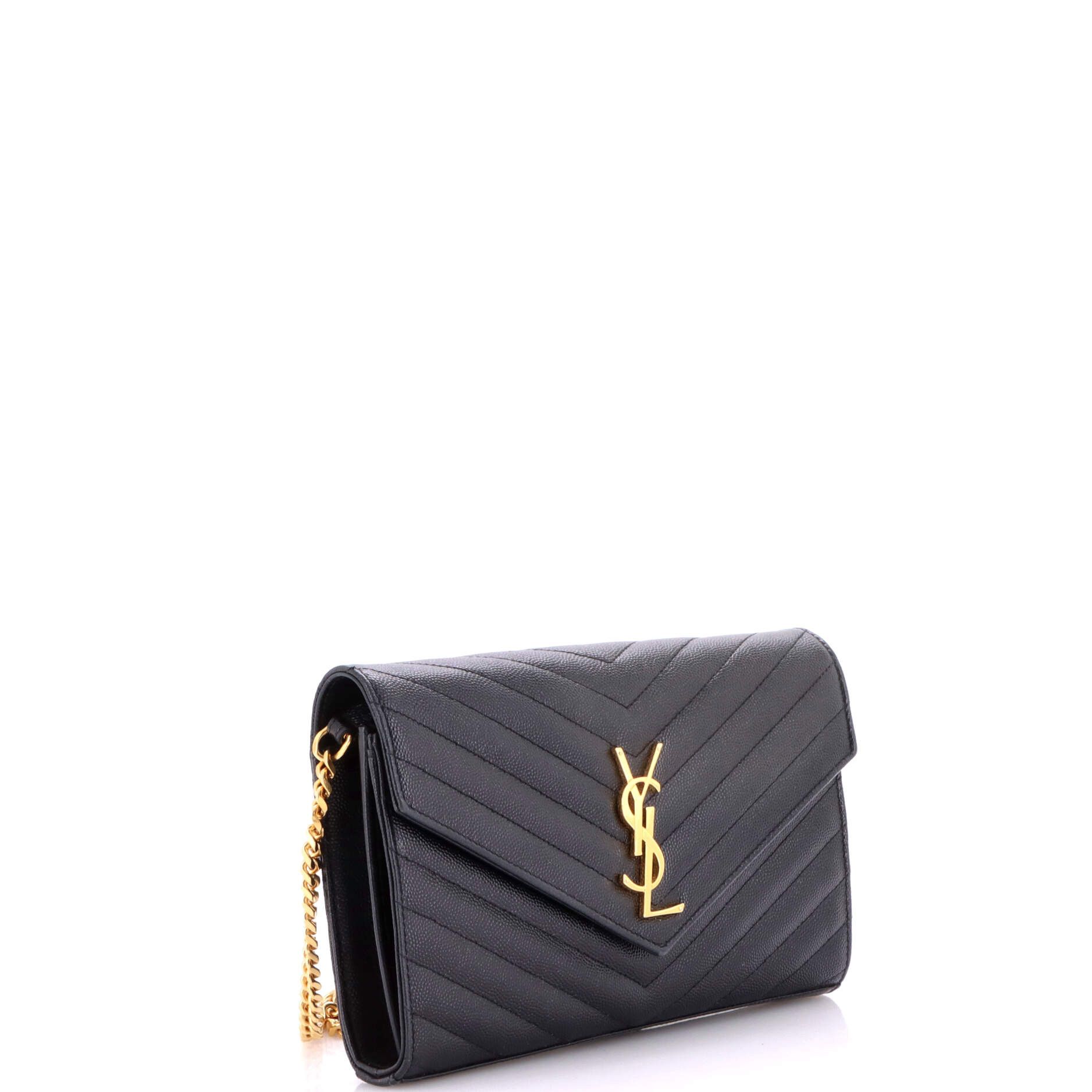Saint Laurent Paris Classic Monogram Wallet on Chain Size ONE SIZE - 2 Thumbnail