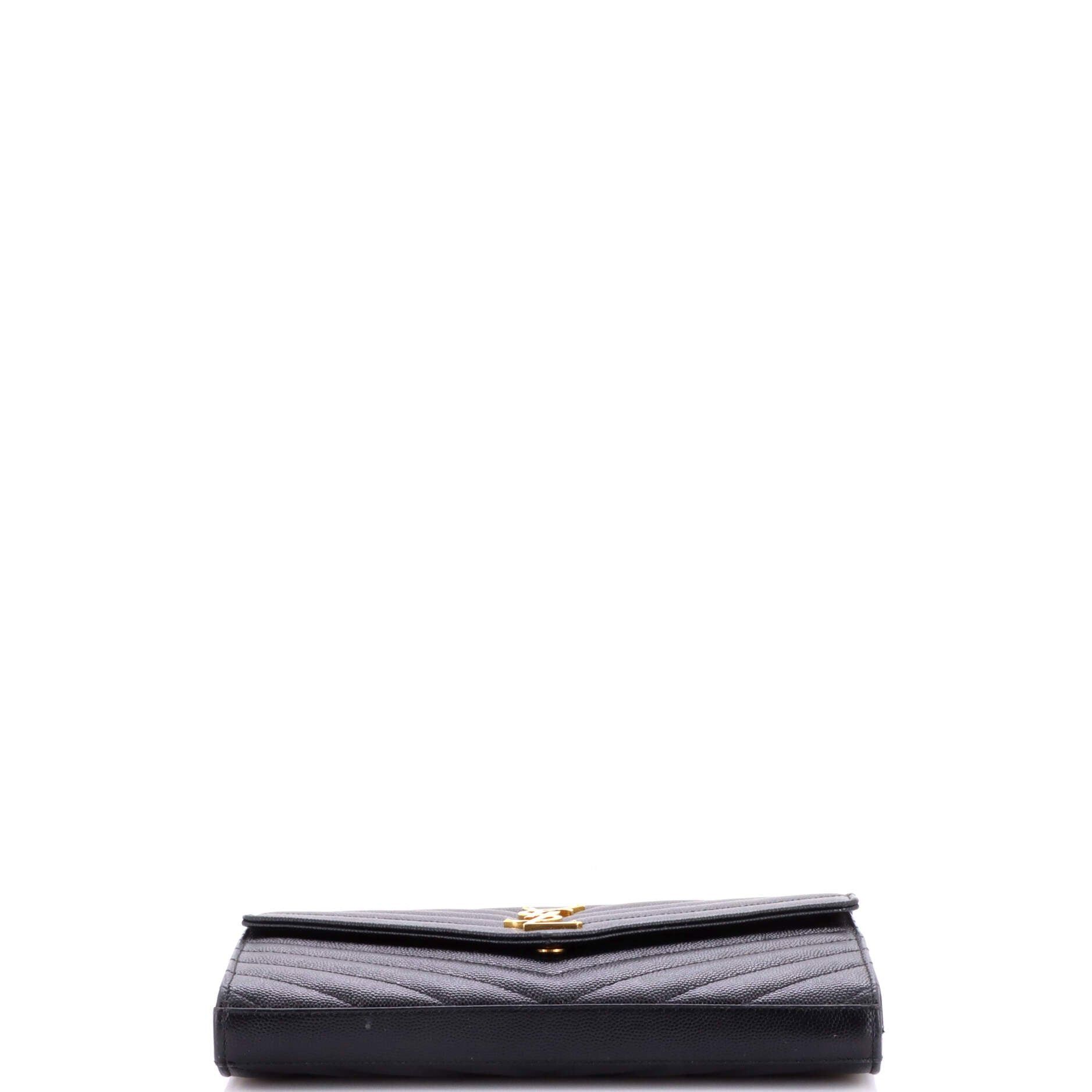 Saint Laurent Paris Classic Monogram Wallet on Chain Size ONE SIZE - 4 Thumbnail