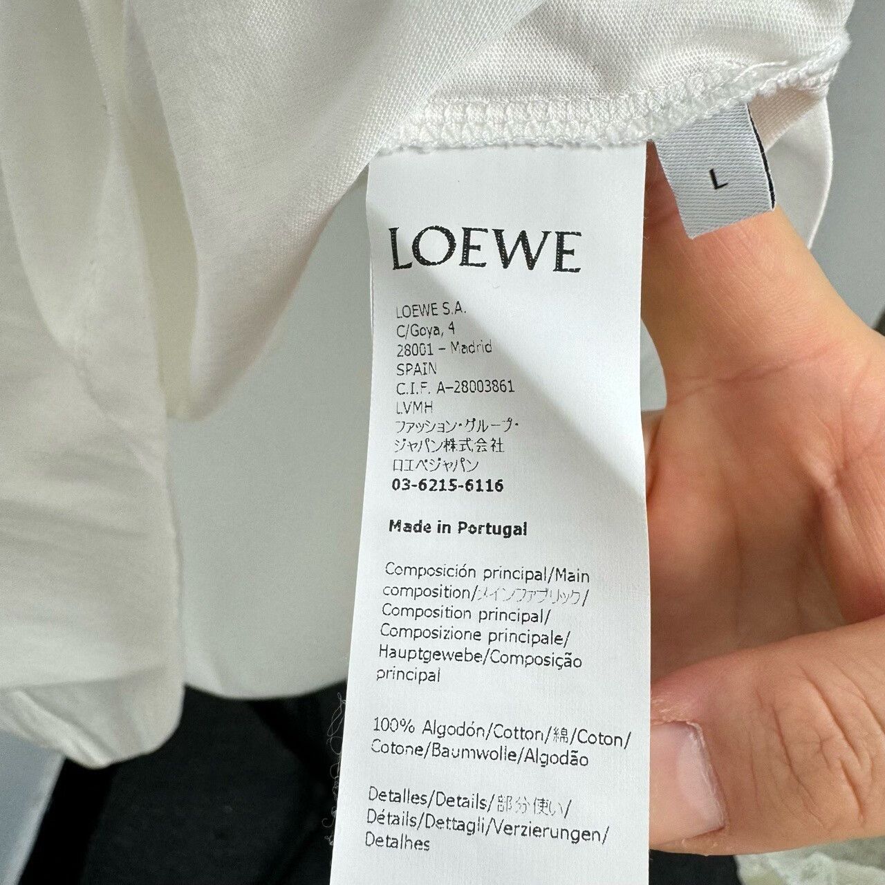 Loewe Loewe New White Figure Print Short Sleeve Size US L / EU 52-54 / 3 - 5 Thumbnail