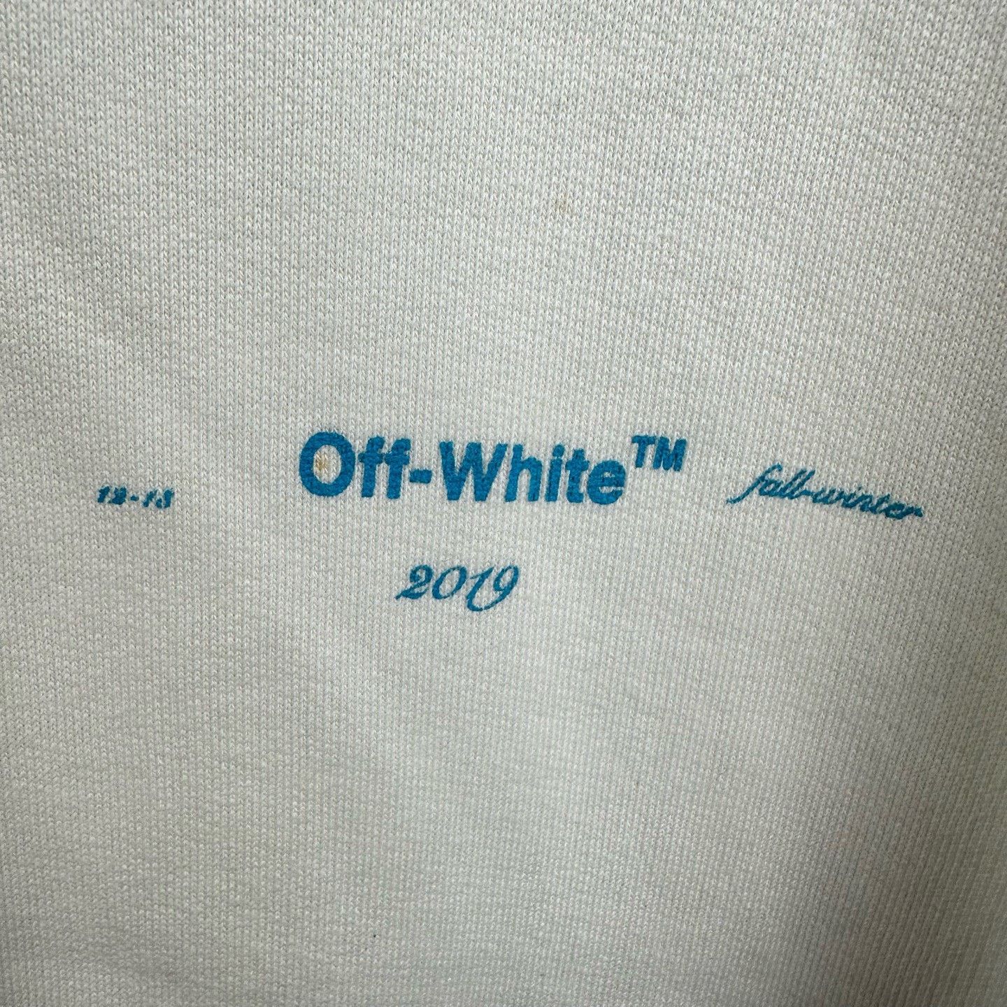 Off-White Off White Classic Rainbow Gradient Zip Hoodie Size US L / EU 52-54 / 3 - 3 Thumbnail