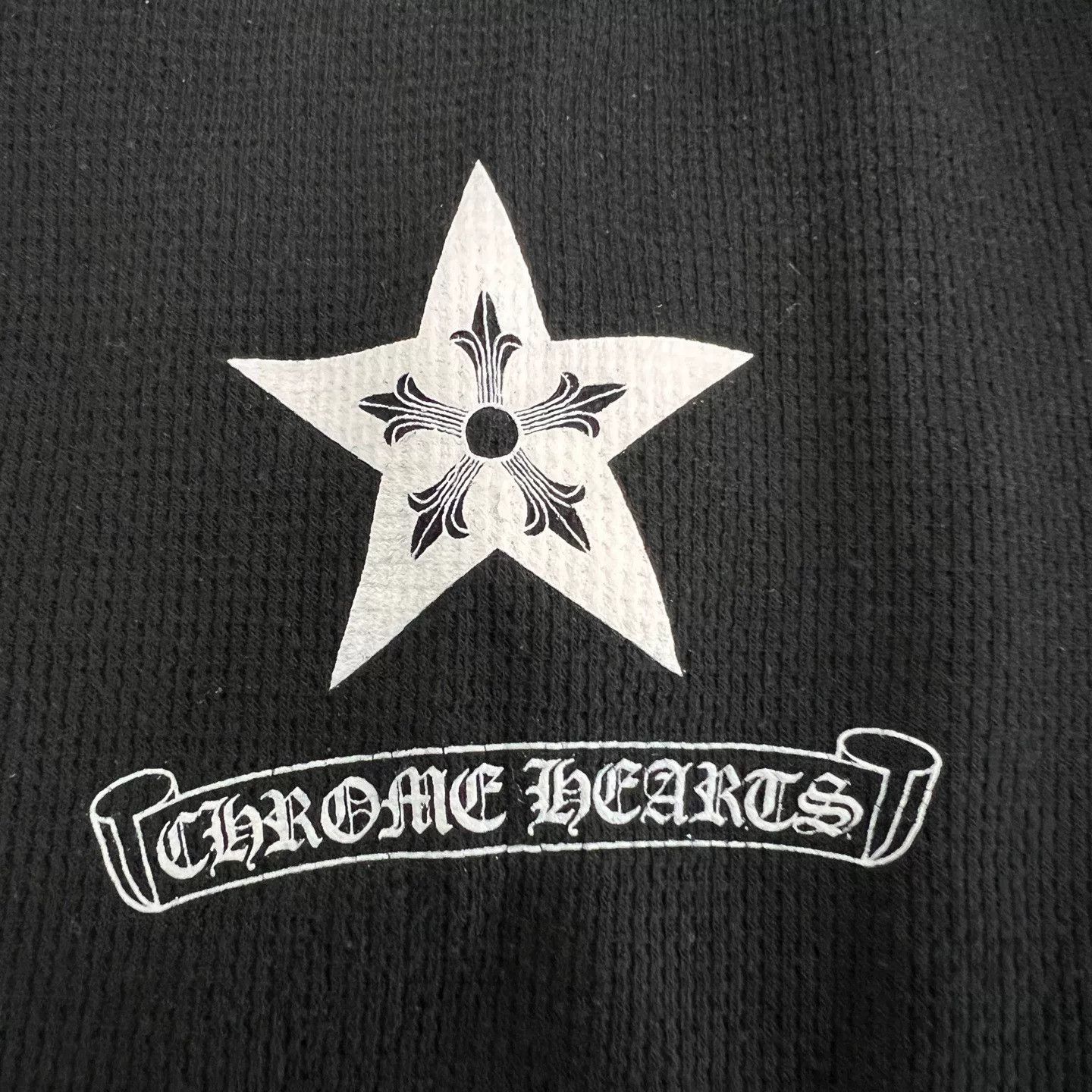 Chrome Hearts Chrome Hearts Star Scroll Sanskrit Waffle Knit Long Sleeve S Size US S / EU 44-46 / 1 - 3 Thumbnail