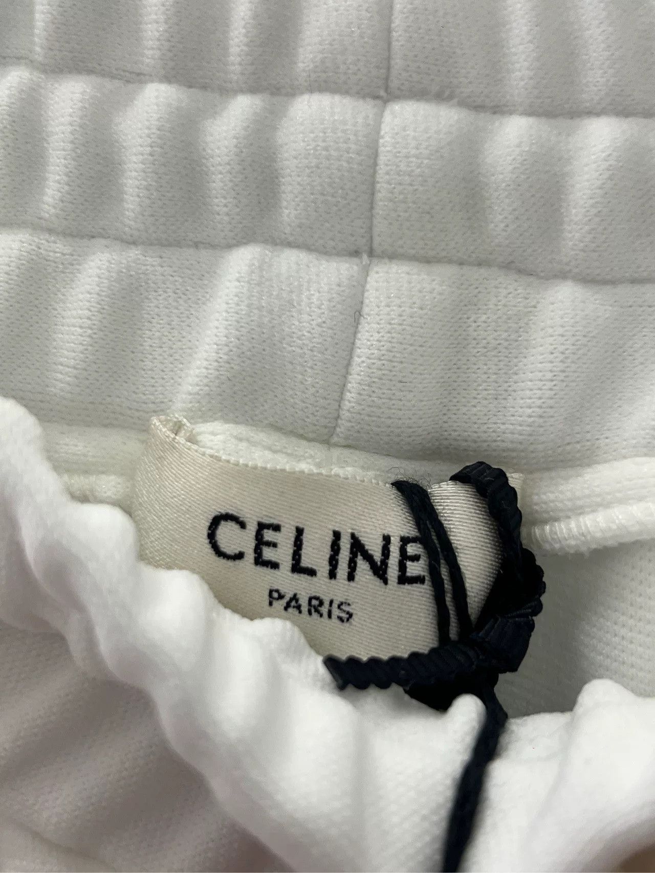 Celine Celine Gold Buckle Stripe Logo Shorts Size 30" / US 8 / IT 44 - 6 Thumbnail