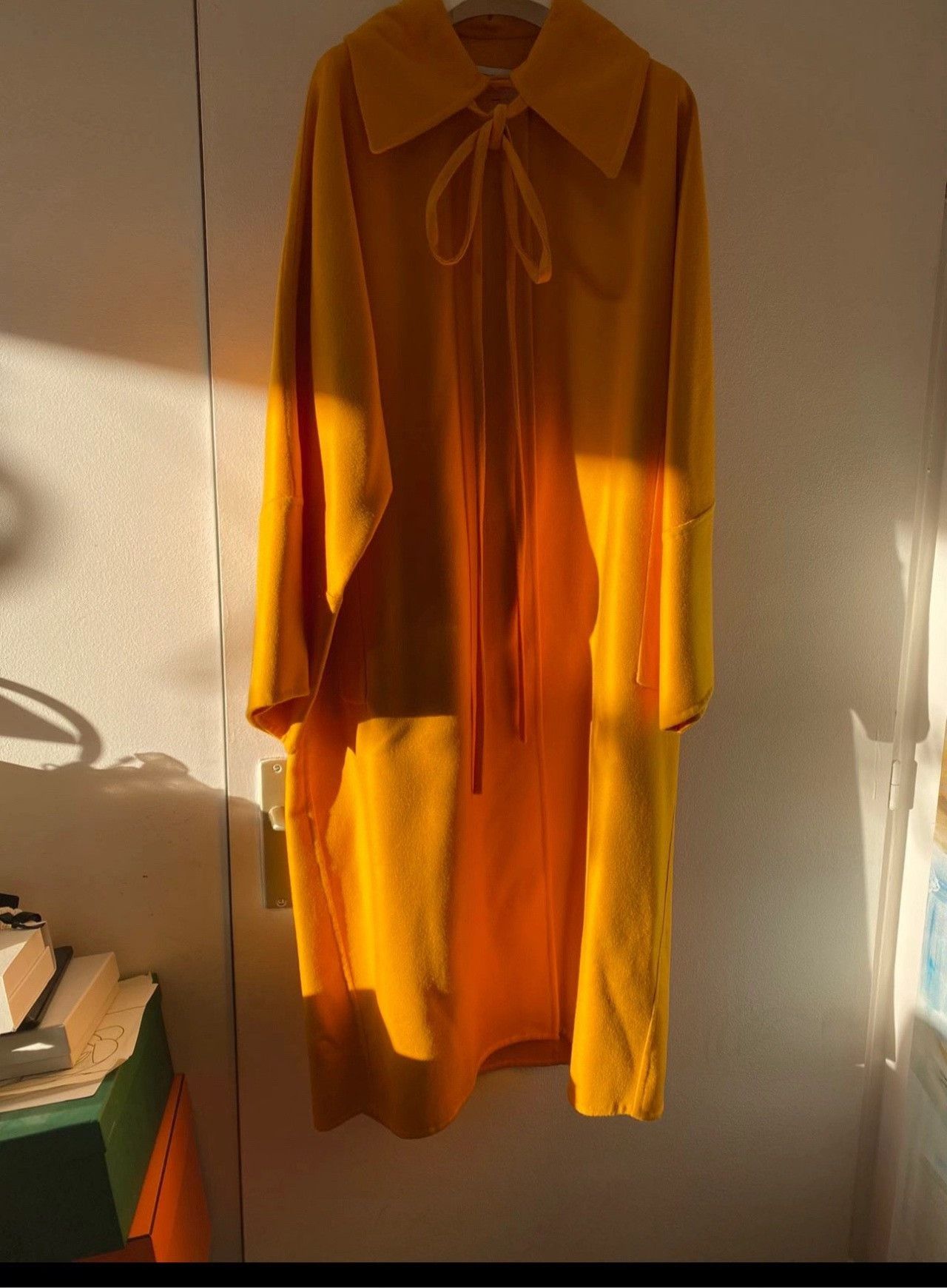 Loewe Loewe Yellow Cashmere Long Coat Jodie Size XS / US 0-2 / IT 36-38 - 7 Thumbnail