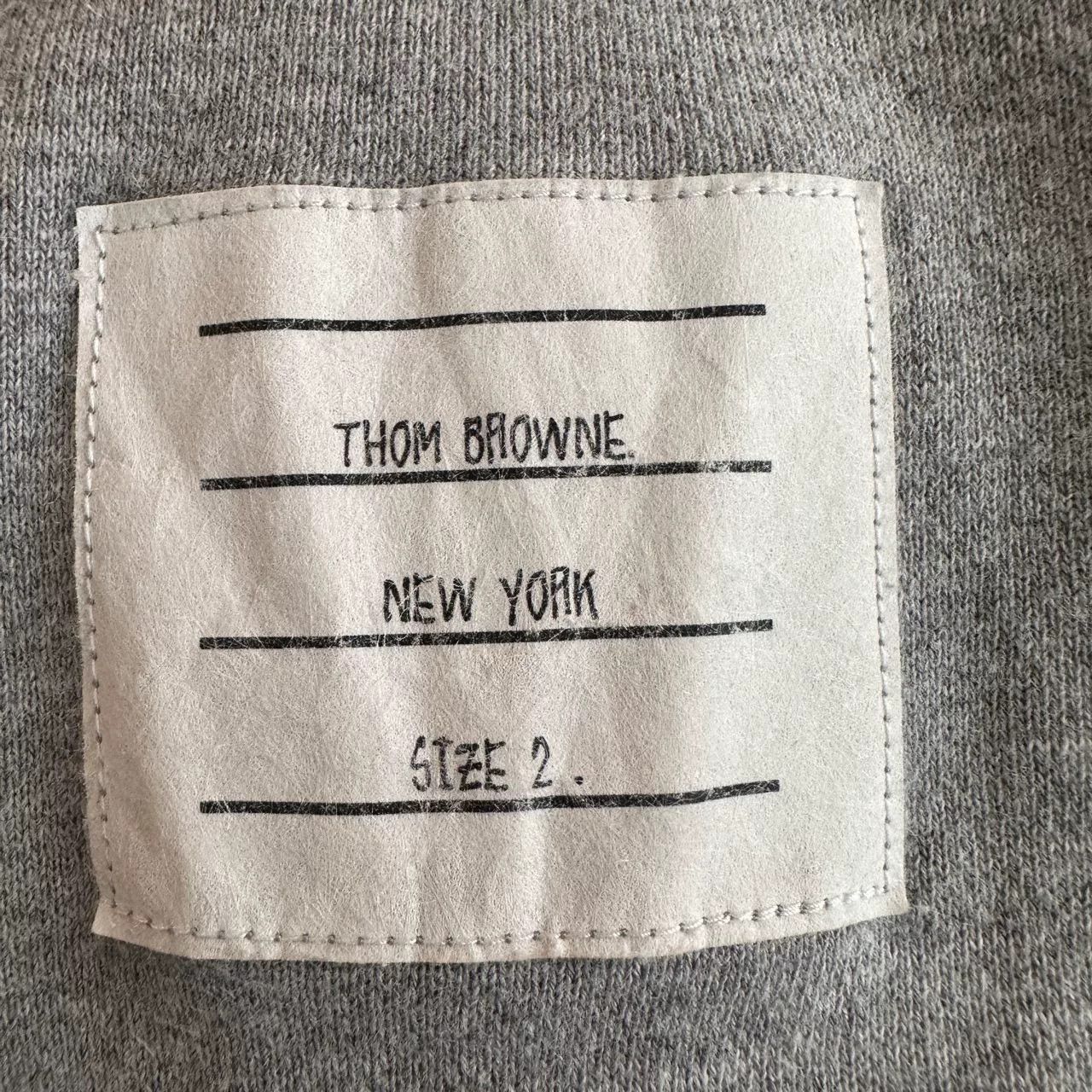 Thom Browne Thom Browne Gray Classic 4-Stripe Sweatpants Size US 26 / EU 42 - 3 Thumbnail
