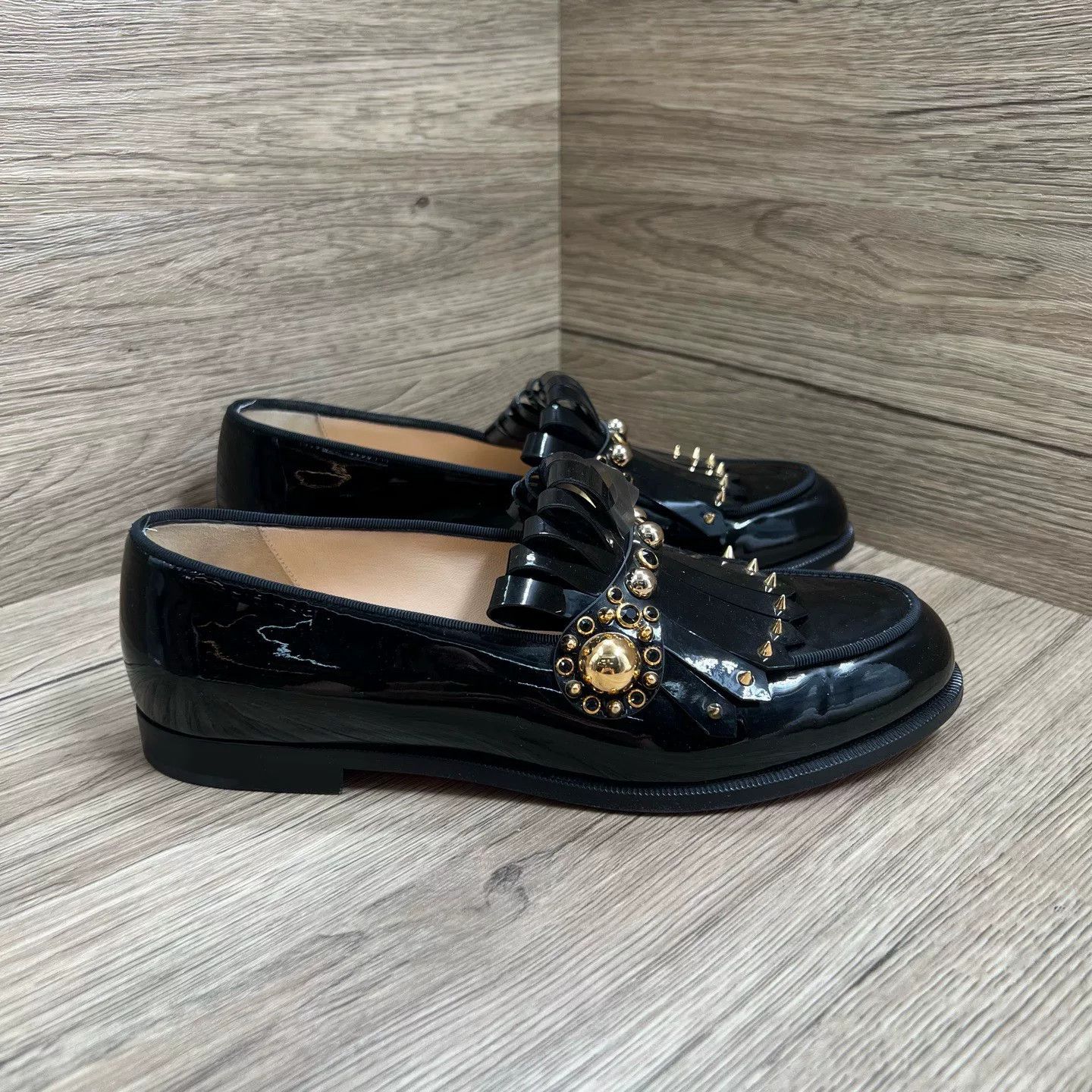 Christian Louboutin Christian Louboutin Tassel Red Sole Shoes Size US 7.5 / IT 37.5 - 3 Thumbnail