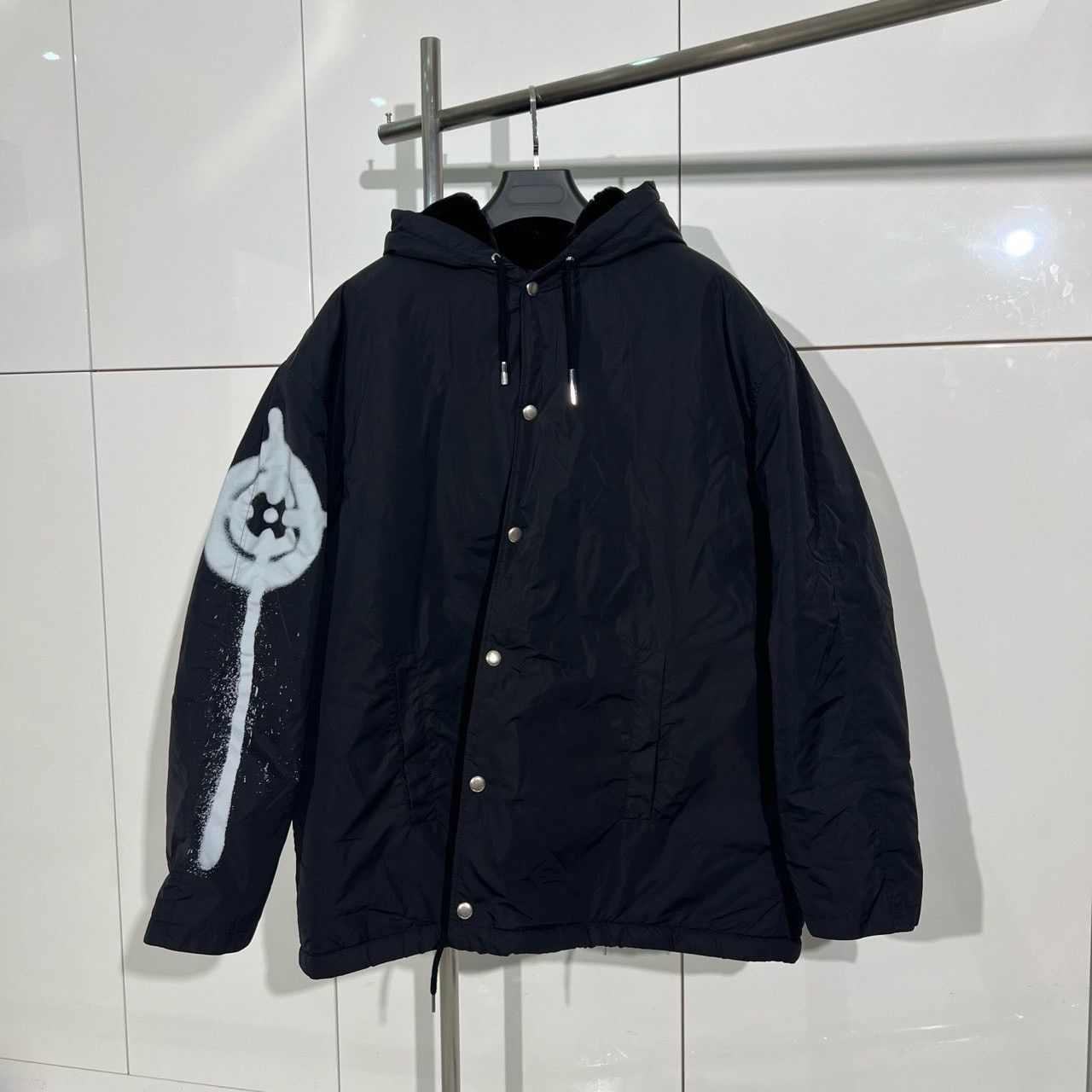 Givenchy GIVENCHY x Chito Back Print Coat Size US L / EU 52-54 / 3 - 2 Thumbnail