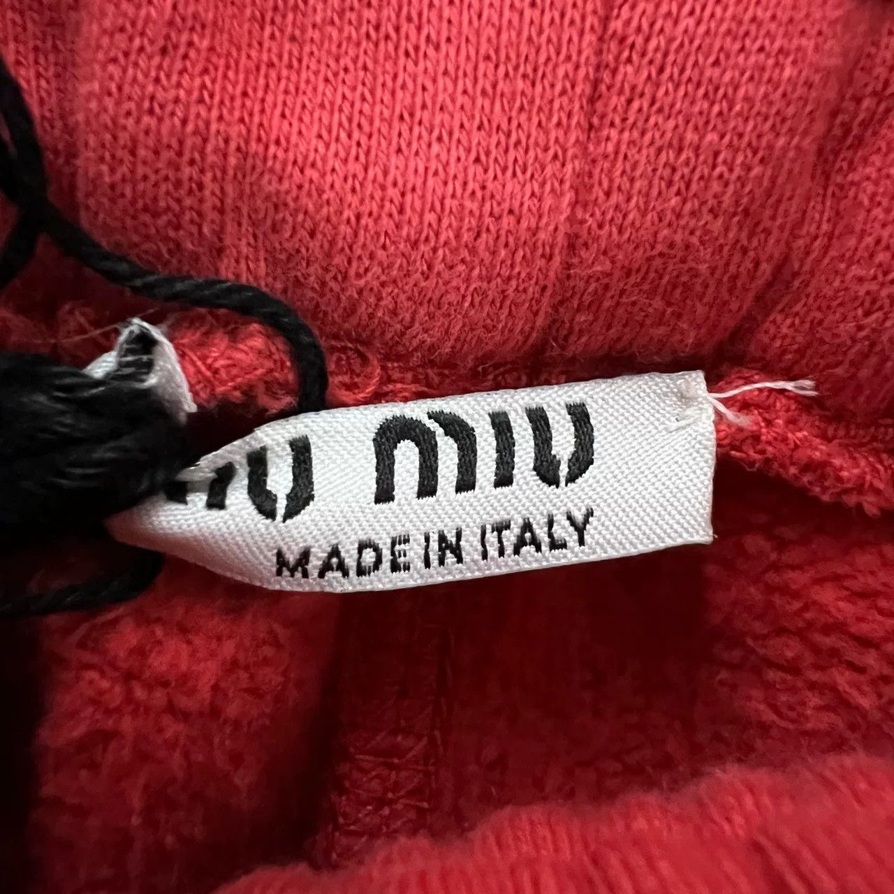 Miu Miu Miu Miu Red Logo Print Drawstring Shorts Size 38" / US 16 / IT 52 - 4 Thumbnail