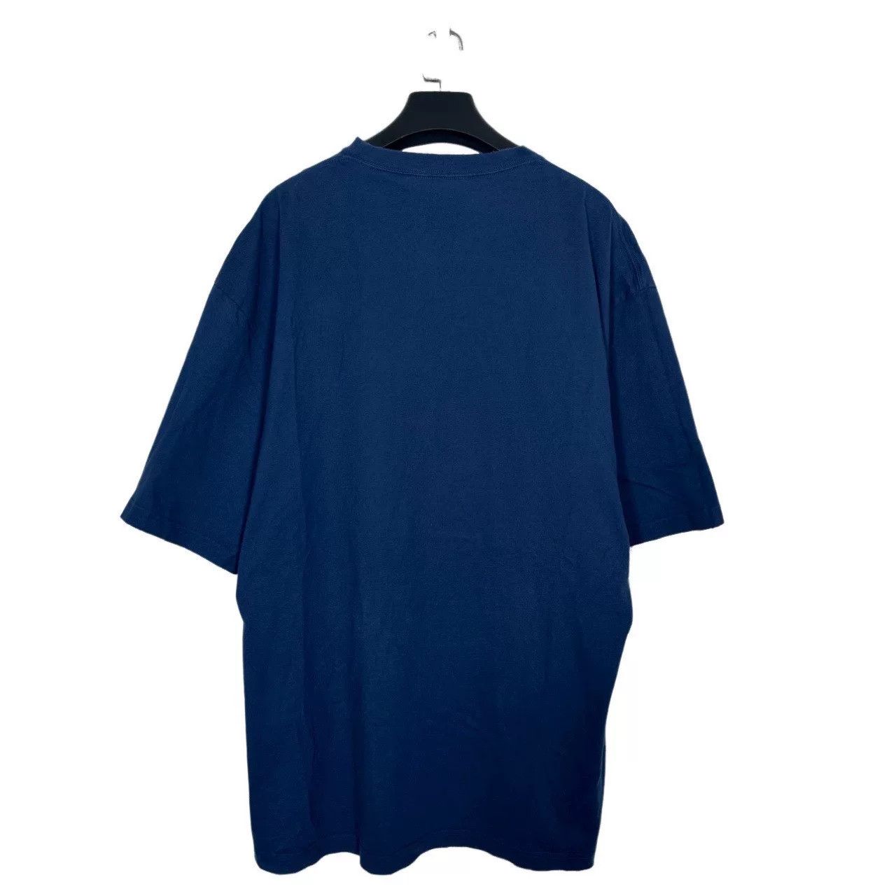 Balenciaga Balenciaga Blue Distressed Running Short Sleeve Size US M / EU 48-50 / 2 - 3 Thumbnail