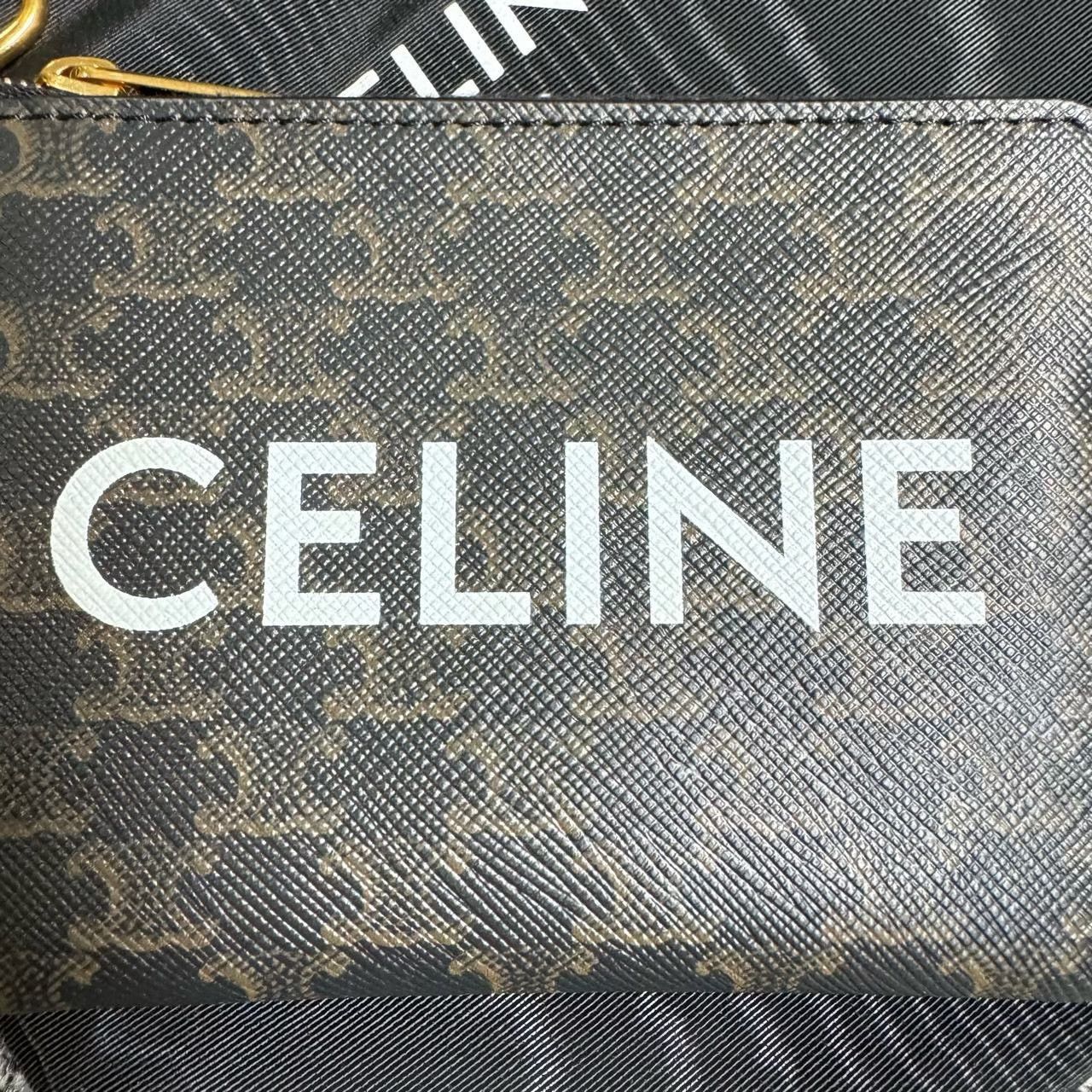 Celine Celine Triomphe Monogram Coin Purse Size ONE SIZE - 4 Thumbnail