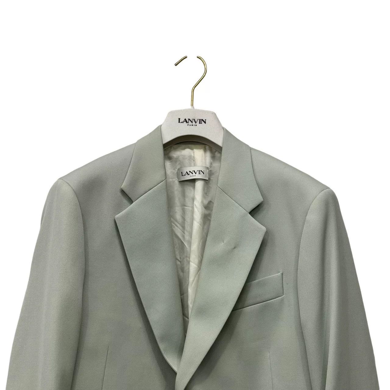 Lanvin Lanvin Light Green Blazer Size US M / EU 48-50 / 2 - 2 Thumbnail