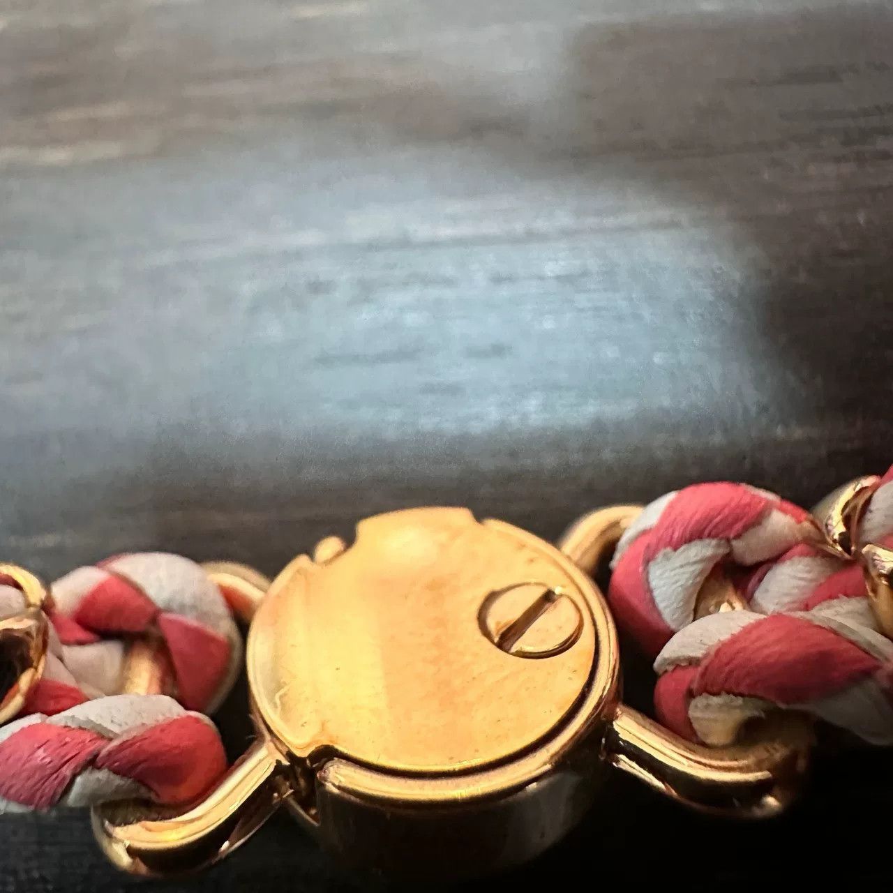 Louis Vuitton Louis Vuitton New Pink Leather Bracelet 17cm Size ONE SIZE - 5 Thumbnail
