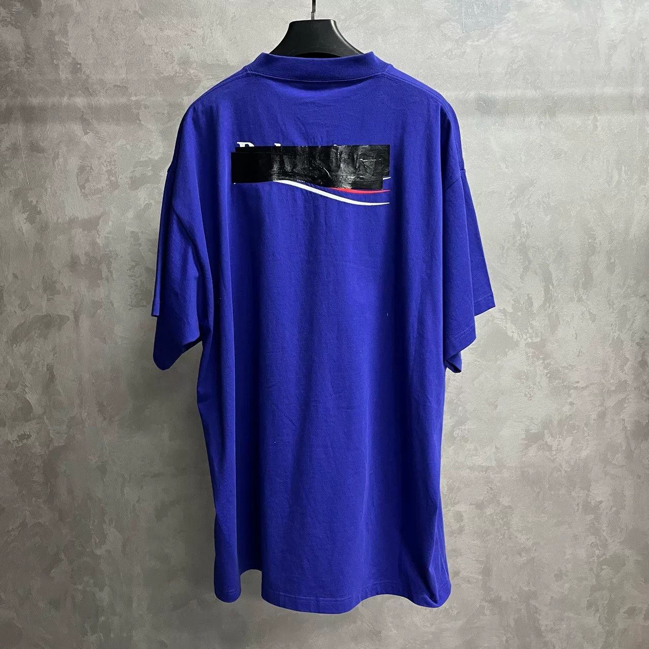 Balenciaga Balenciaga 24 Blue Logo Short-Sleeve T-Shirt Size US S / EU 44-46 / 1 - 3 Thumbnail