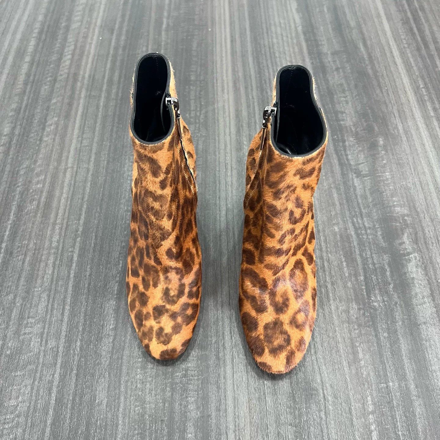 Saint Laurent Paris Saint Laurent SLP Suede Leopard Ankle Boots Size US 6 / IT 36 - 2 Thumbnail