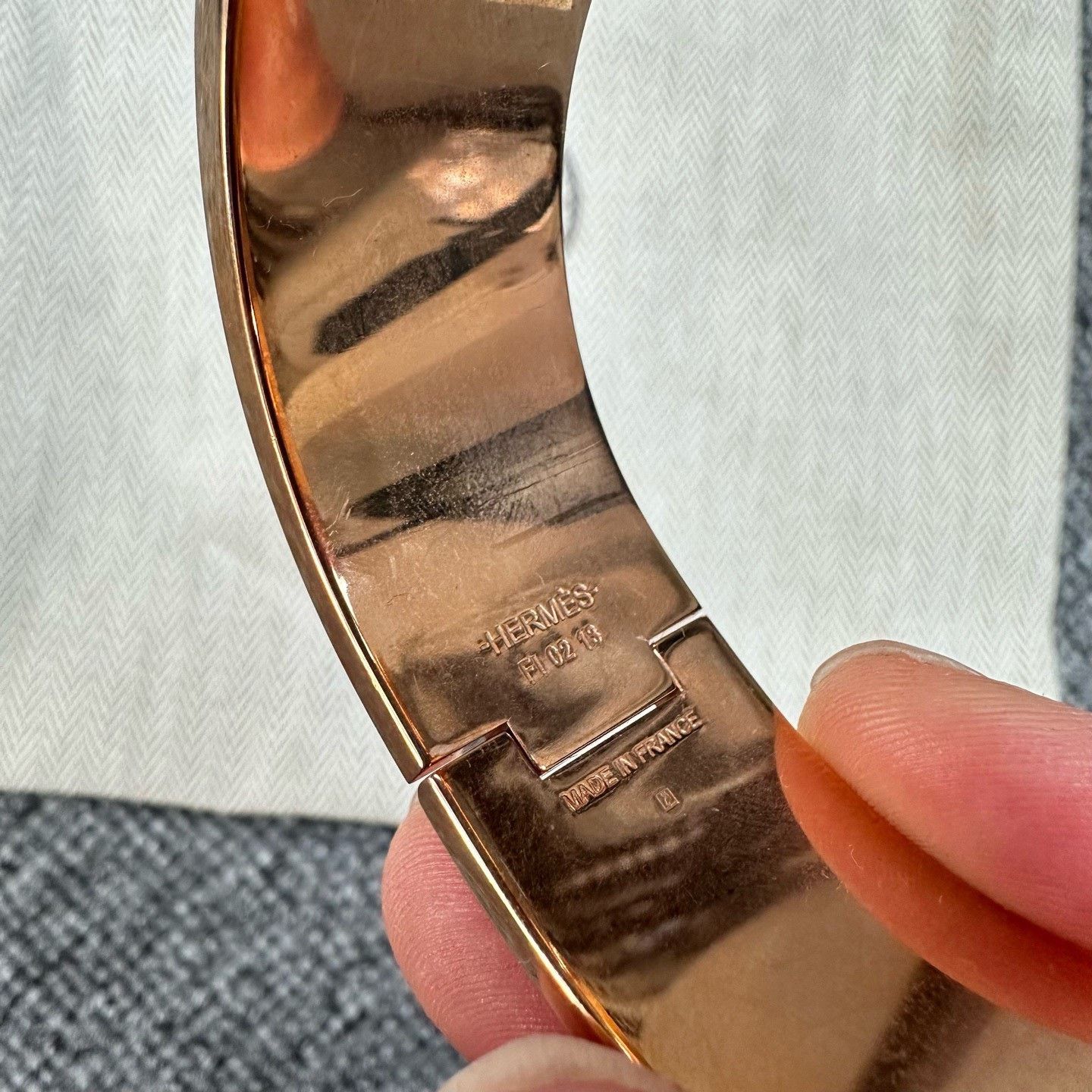 Hermes Hermes Clic H Wide Women's Bracelet Size ONE SIZE - 4 Thumbnail