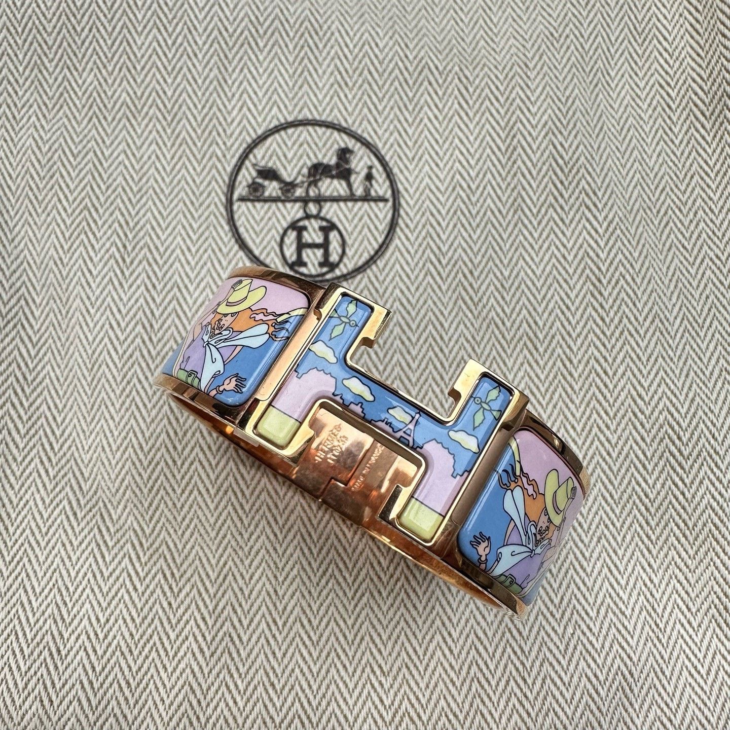 Hermes Hermes Clic H Wide Women's Bracelet Size ONE SIZE - 2 Thumbnail